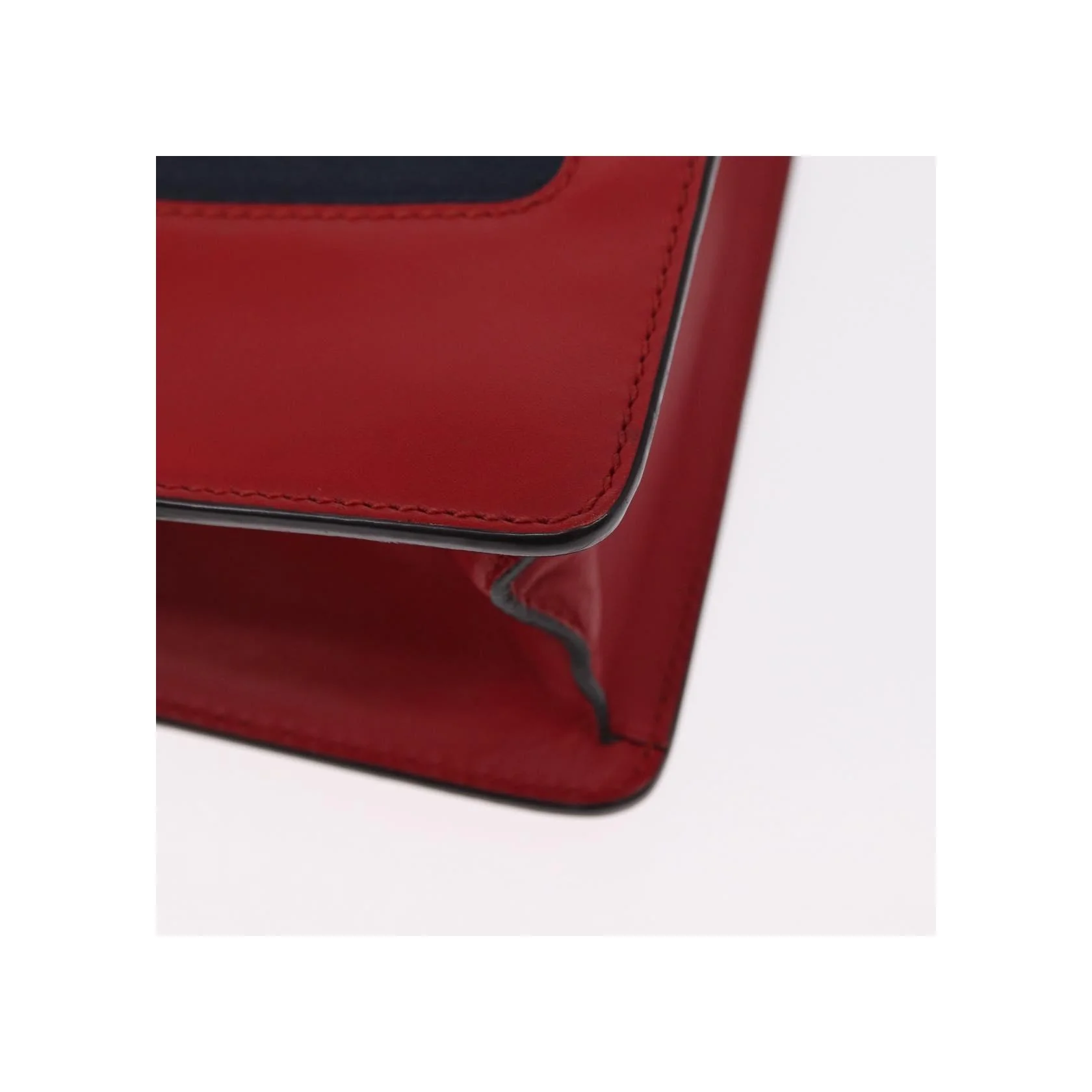 Sac À Bandoulière Gucci Sylvie Chaîne - Red - Image 11