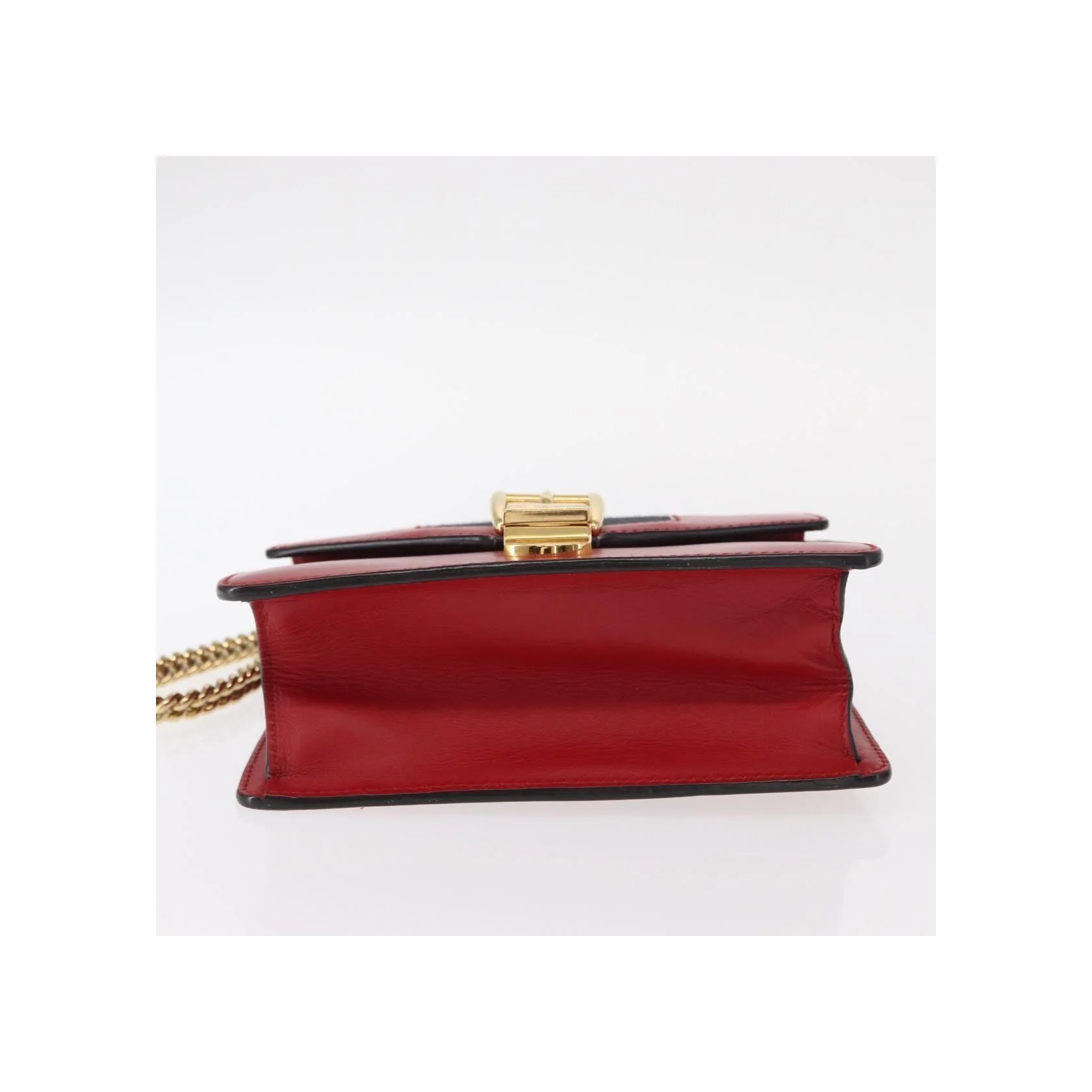 Sac À Bandoulière Gucci Sylvie Chaîne - Red - Image 20