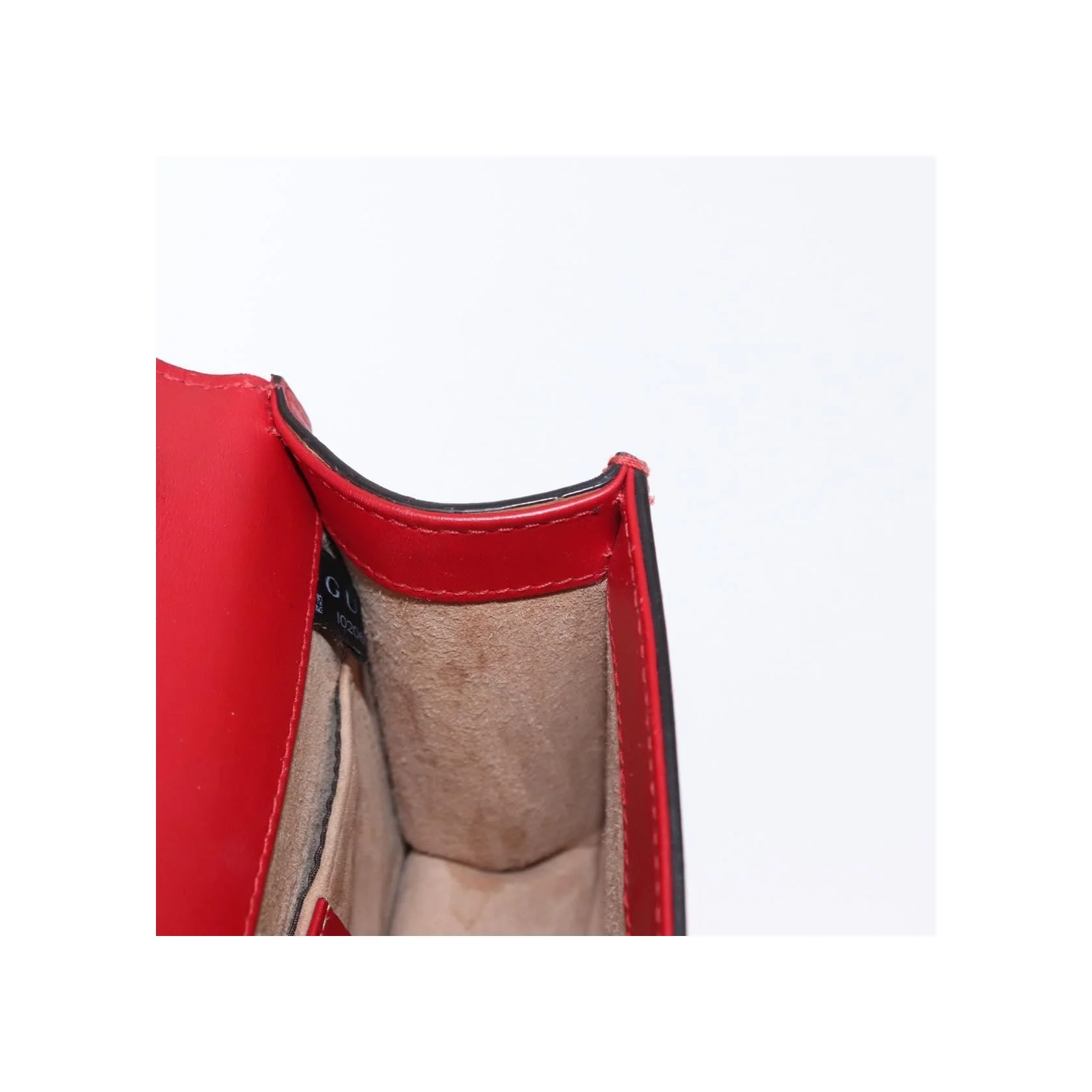 Sac À Bandoulière Gucci Sylvie Chaîne - Red - Image 22
