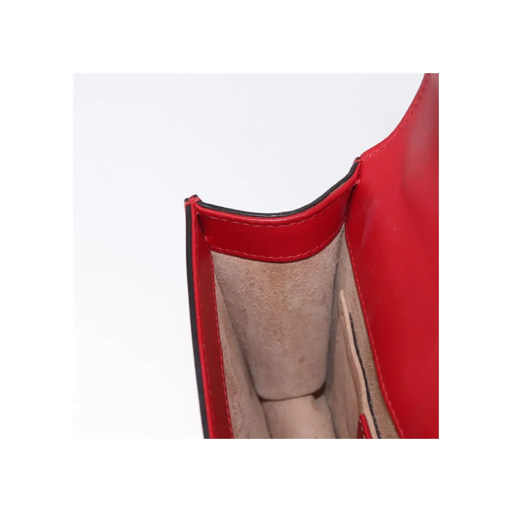 Sac À Bandoulière Gucci Sylvie Chaîne - Red - Image 23