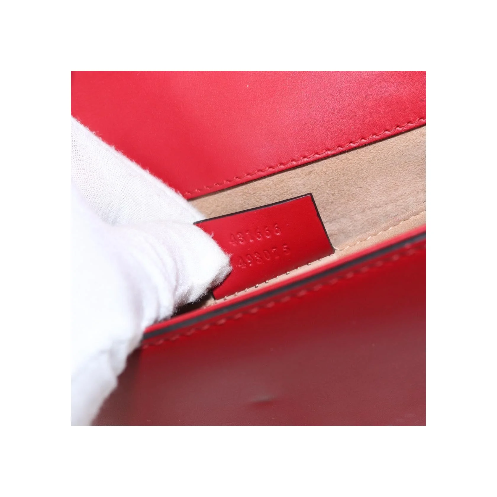 Sac À Bandoulière Gucci Sylvie Chaîne - Red - Image 7