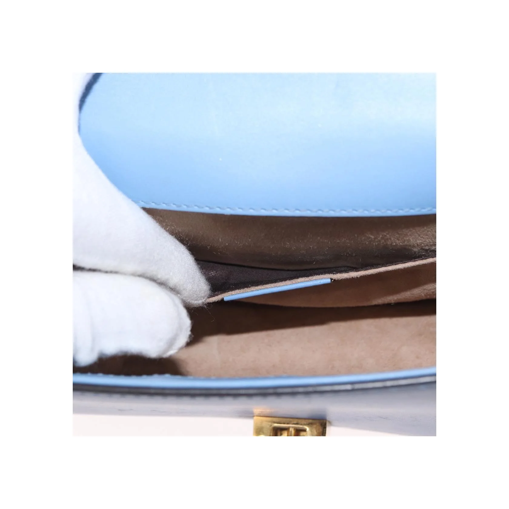 Sac À Bandoulière Gucci Sylvie Chaîne - Blue - Image 23