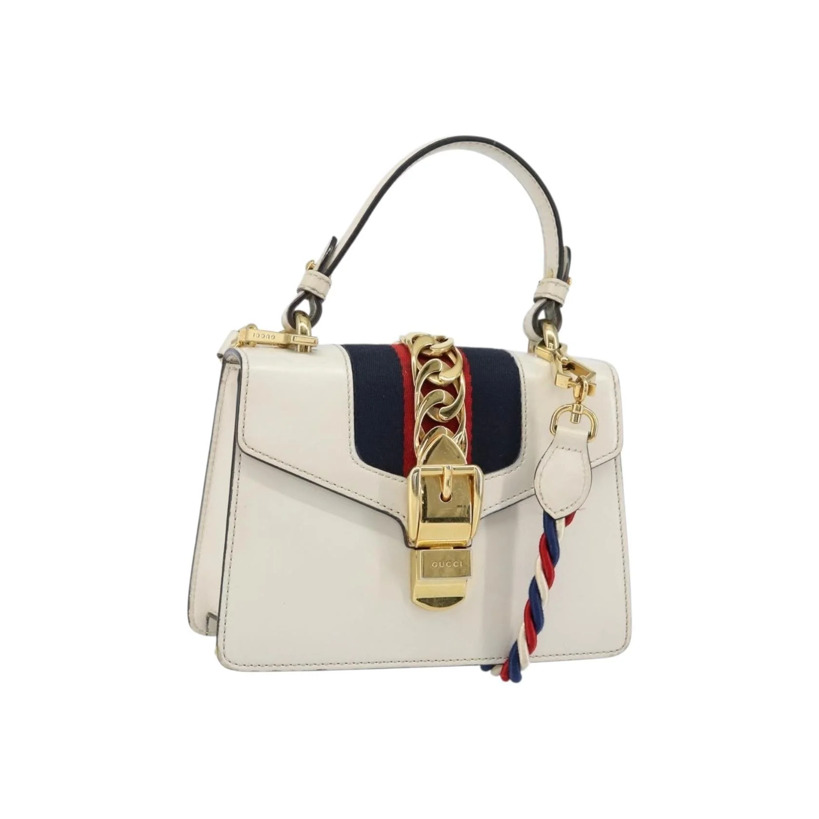 Sac À Poingées Gucci Sylvie - White - Image 15