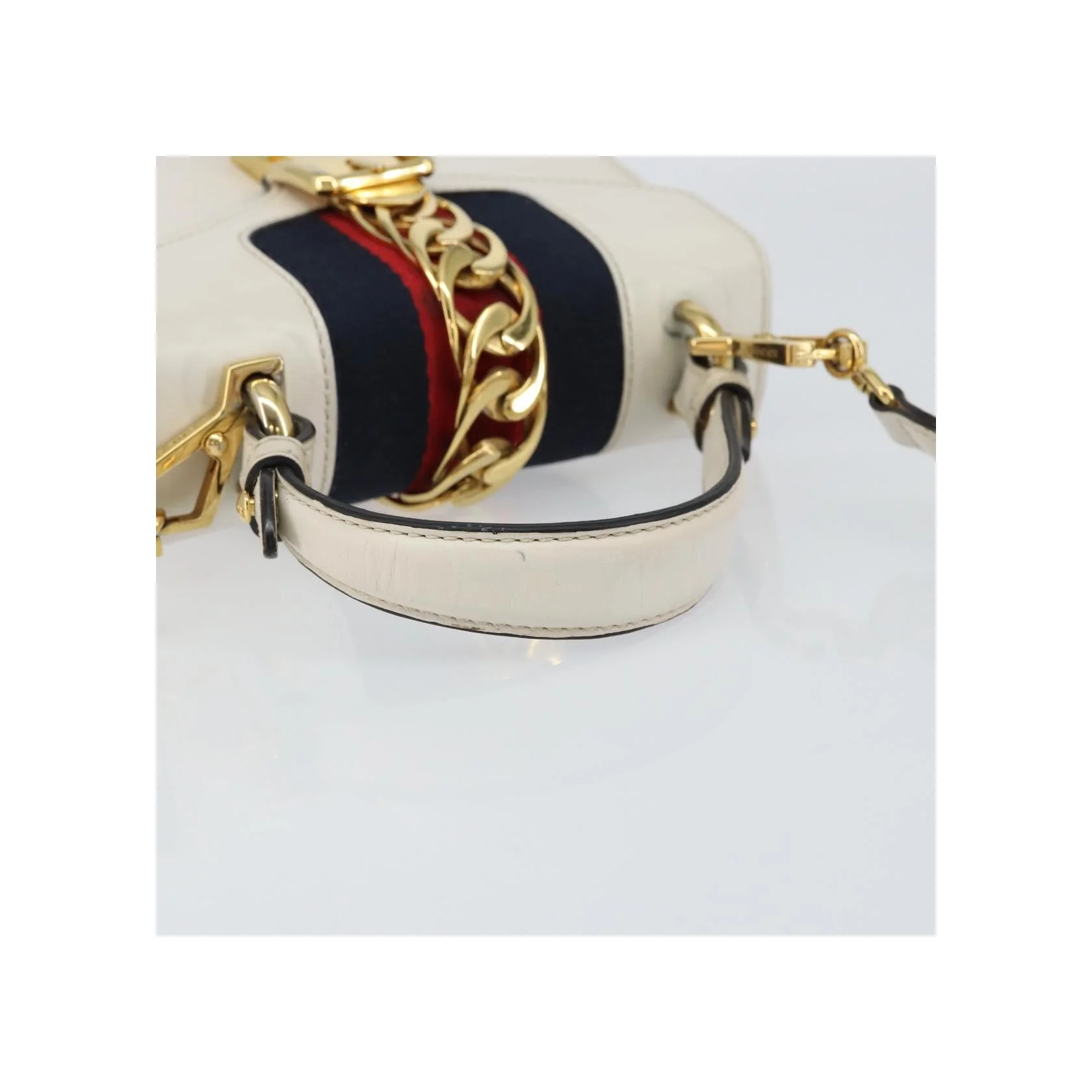 Sac À Poingées Gucci Sylvie - White - Image 17