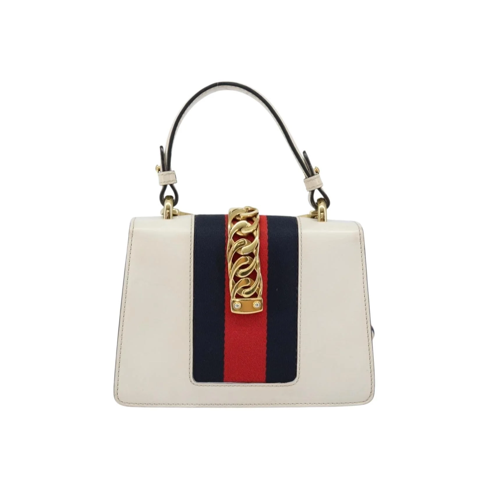 Sac À Poingées Gucci Sylvie - White - Image 2