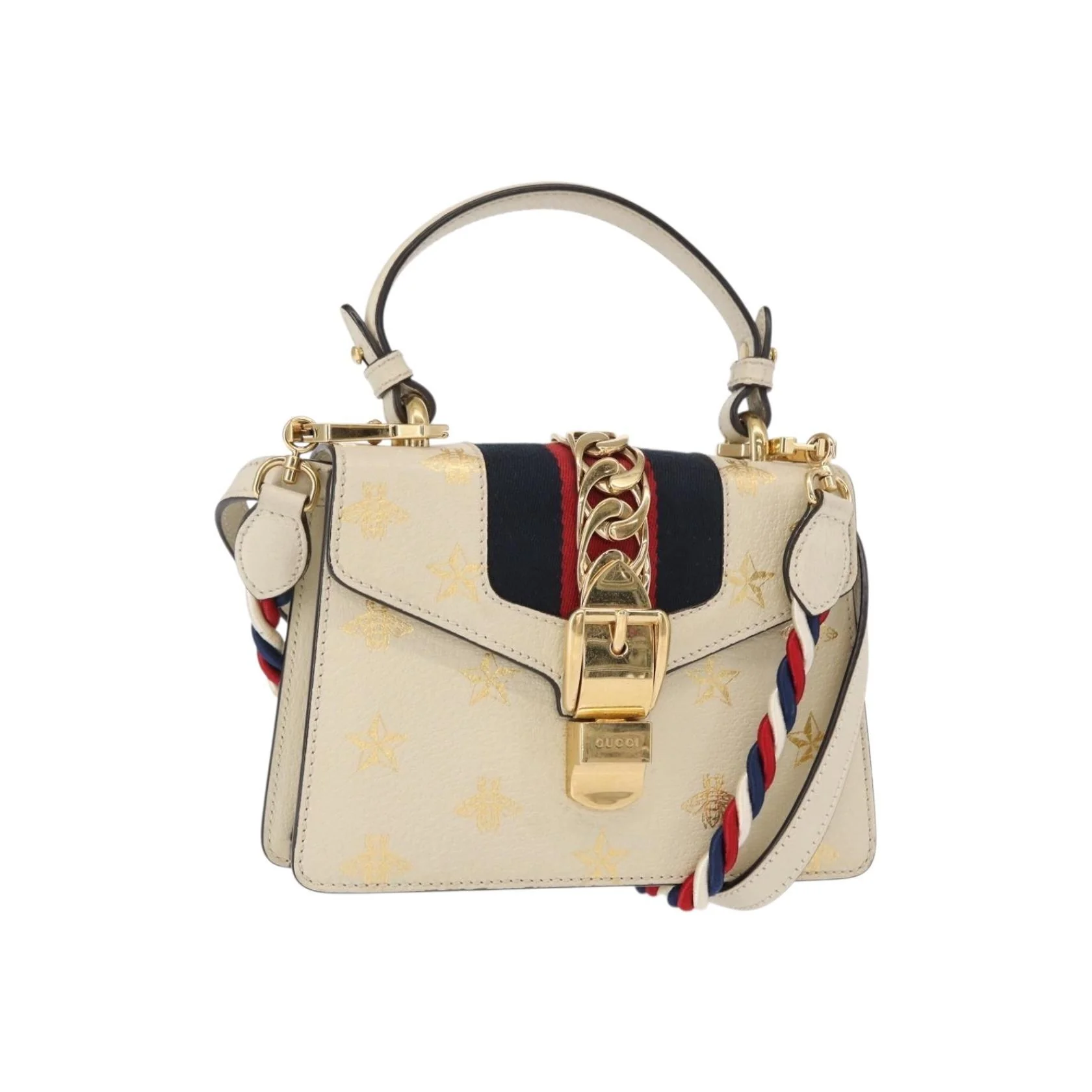Sac À Poingées Gucci Sylvie - Beige - Image 15