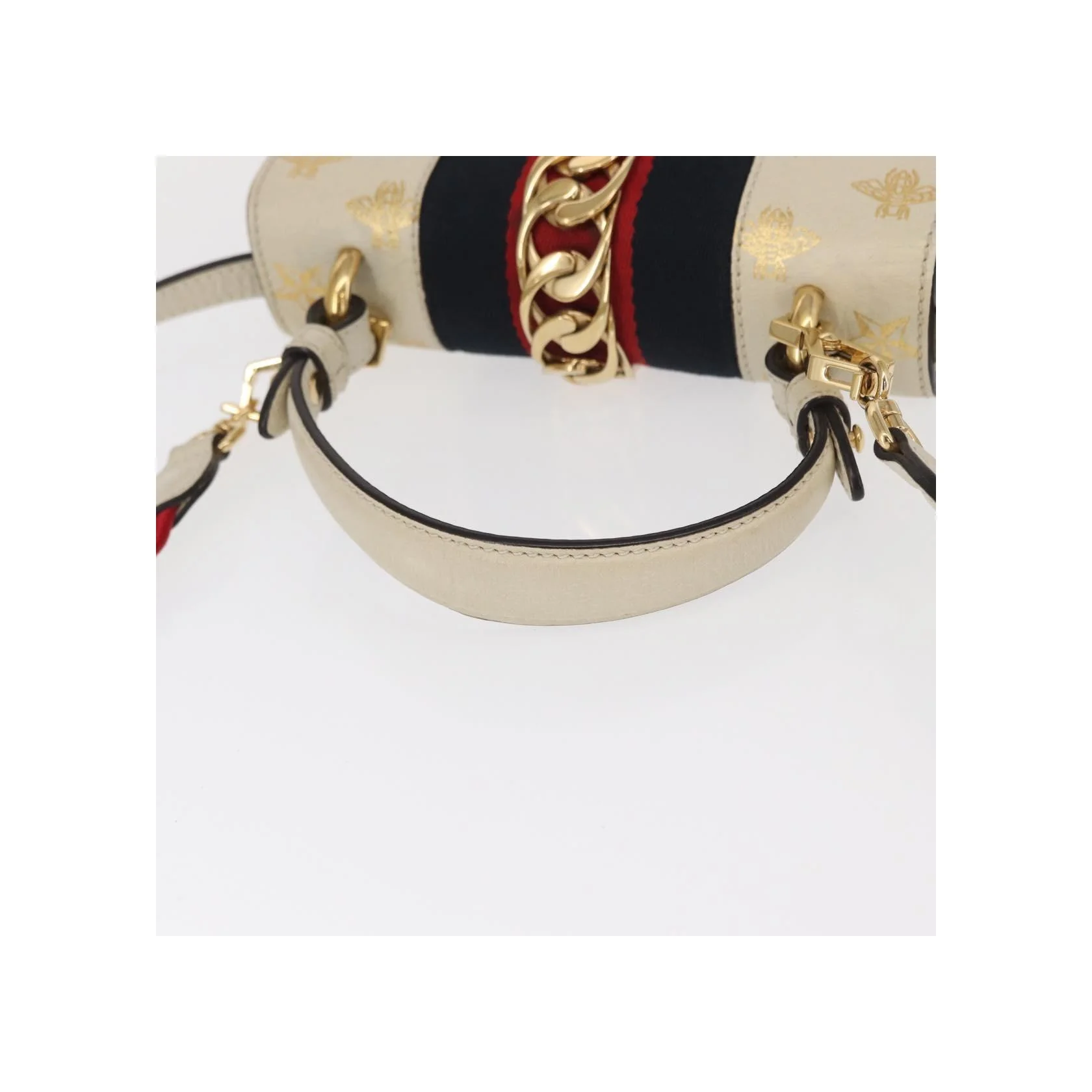 Sac À Poingées Gucci Sylvie - Beige - Image 16