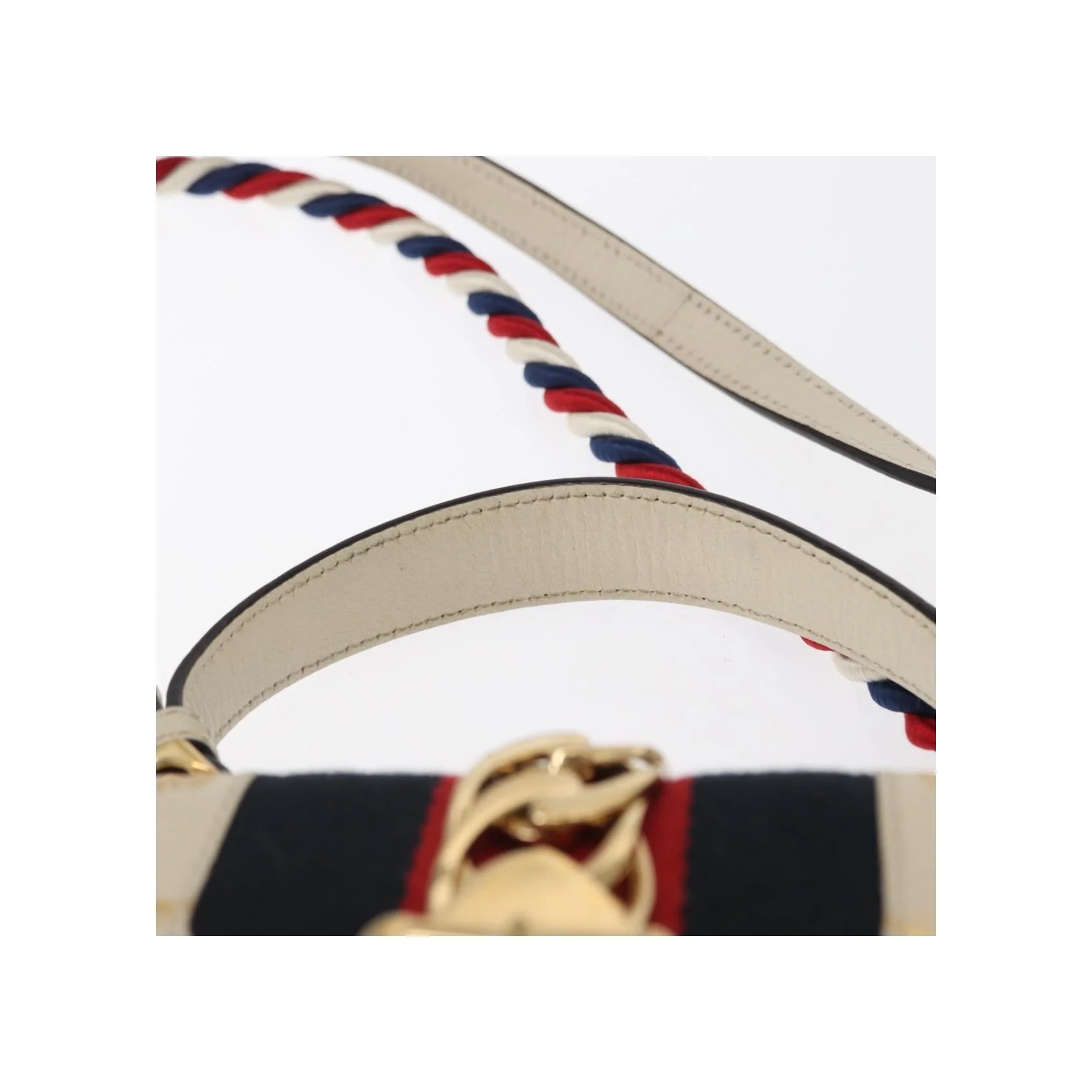Sac À Poingées Gucci Sylvie - Beige - Image 17