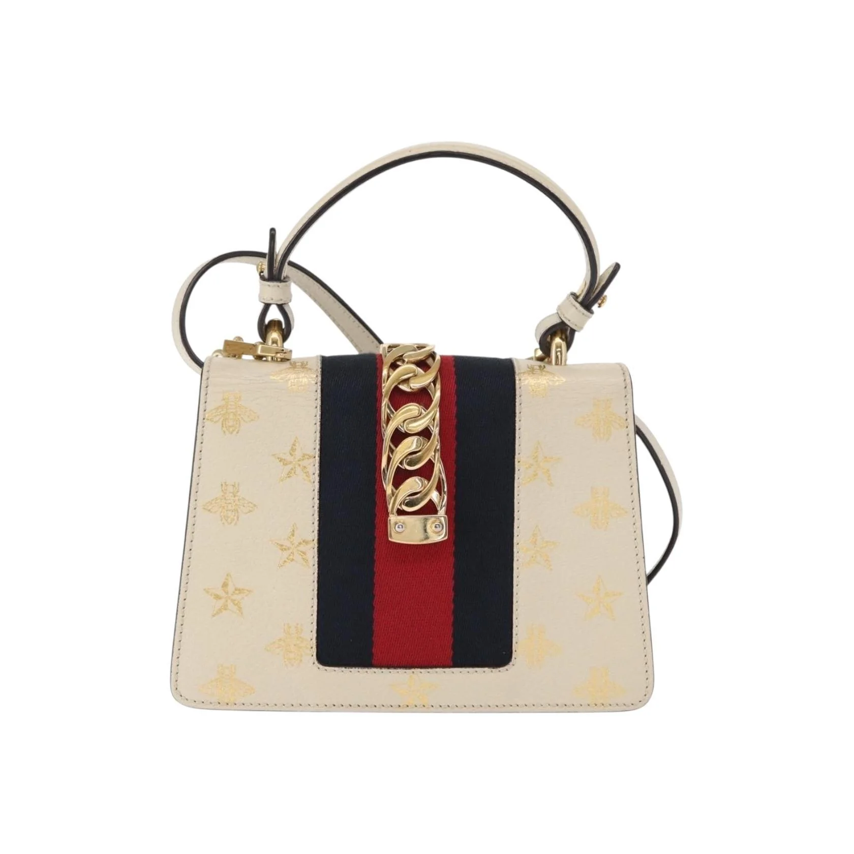 Sac À Poingées Gucci Sylvie - Beige - Image 2