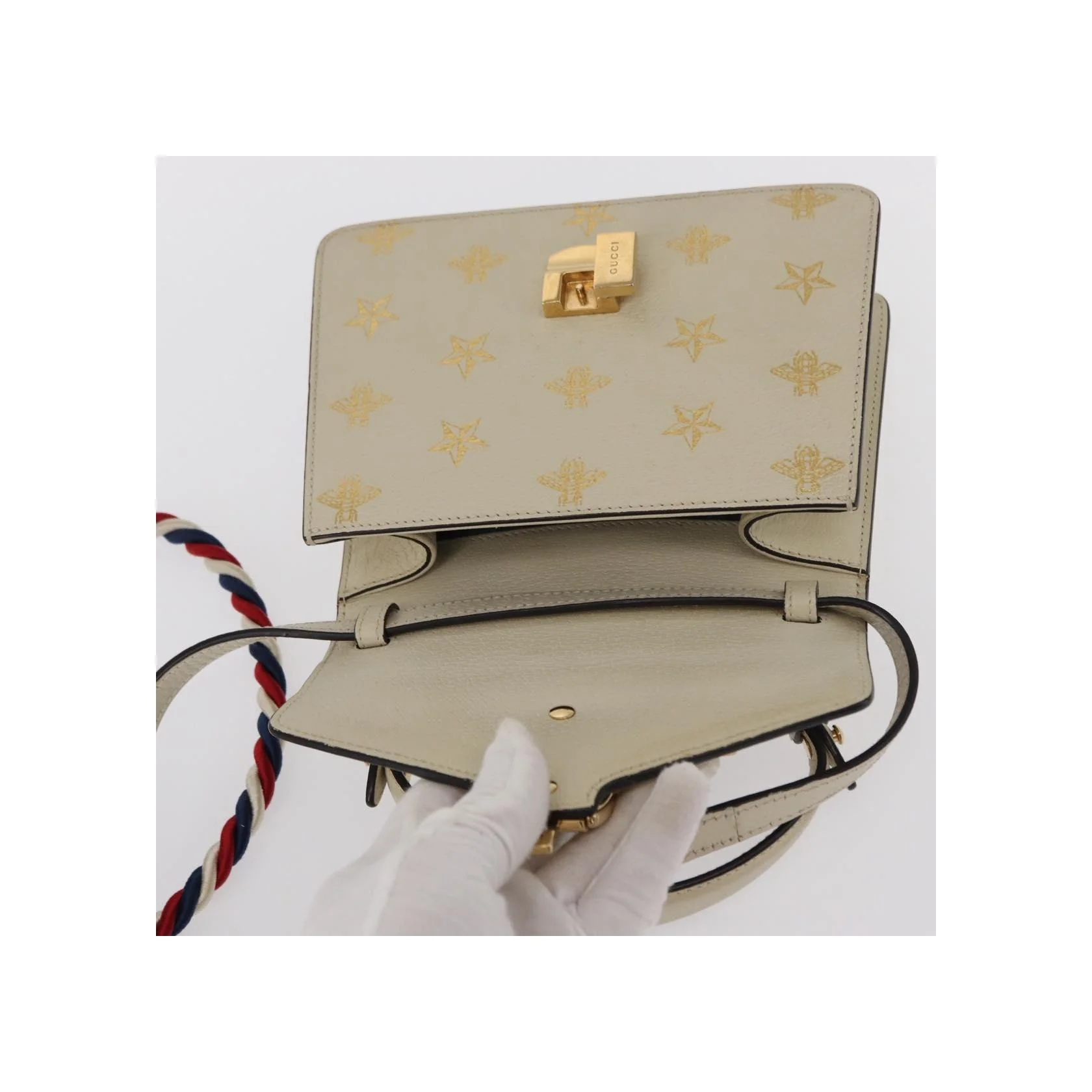 Sac À Poingées Gucci Sylvie - Beige - Image 21