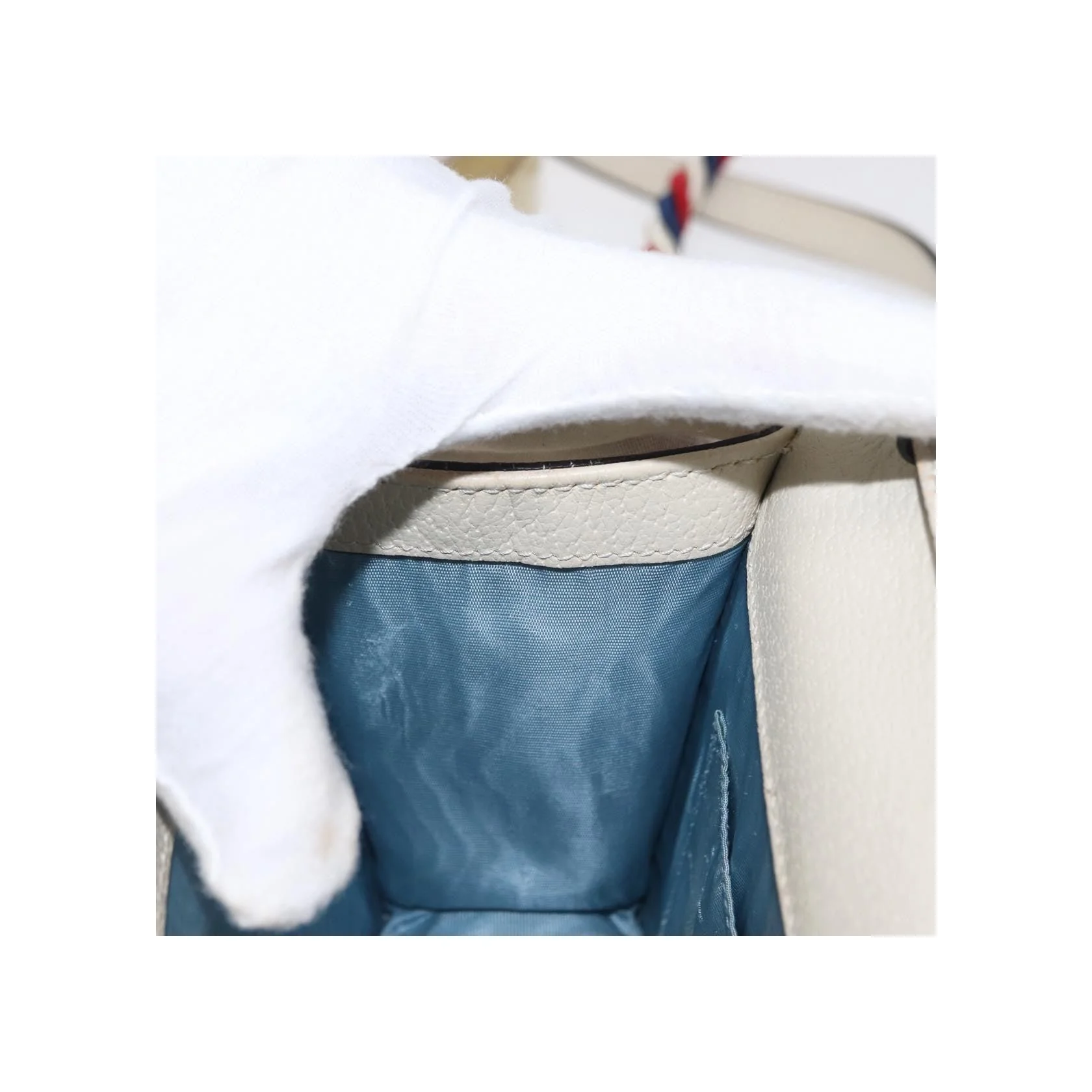 Sac À Poingées Gucci Sylvie - Beige - Image 23