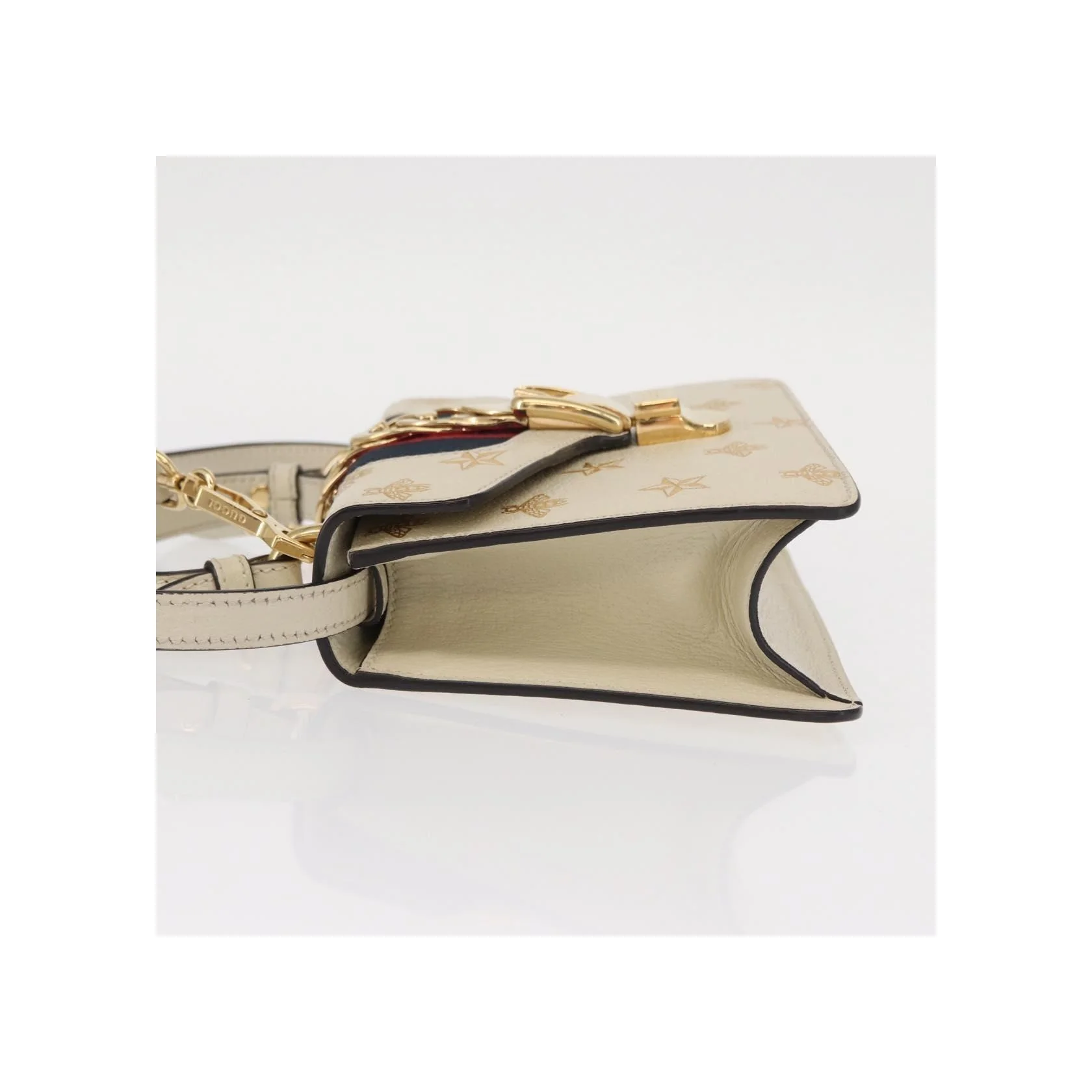 Sac À Poingées Gucci Sylvie - Beige - Image 4