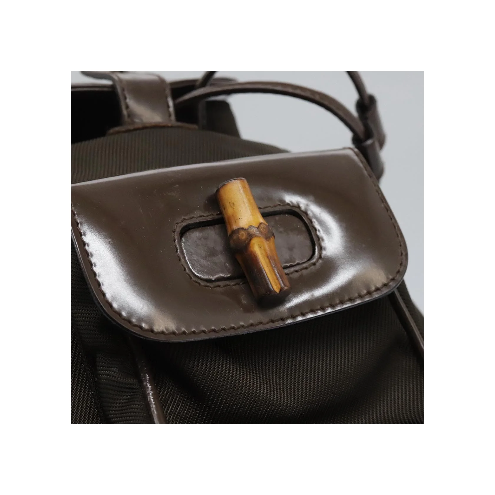Sac À Dos Gucci Vintage Bamboo - Brown - Image 19