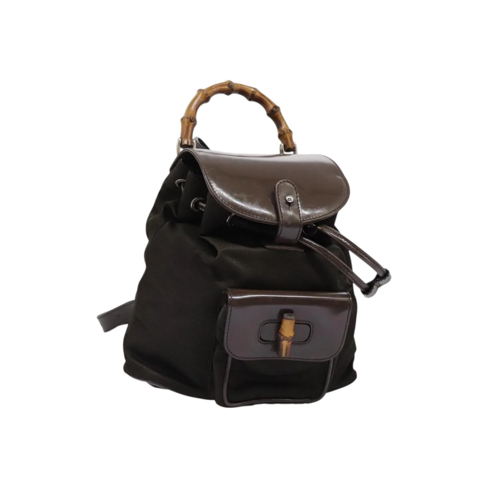 Sac À Dos Gucci Vintage Bamboo - Brown - Image 24