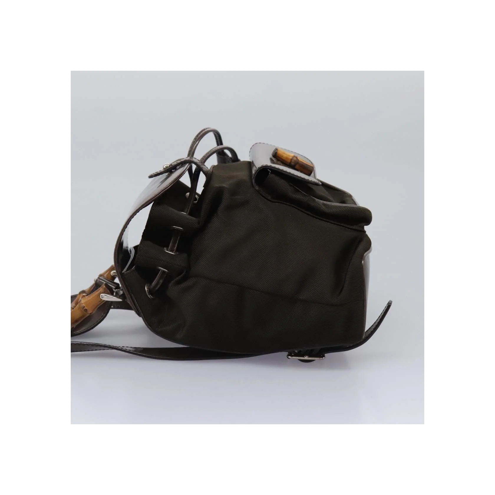 Sac À Dos Gucci Vintage Bamboo - Brown - Image 3