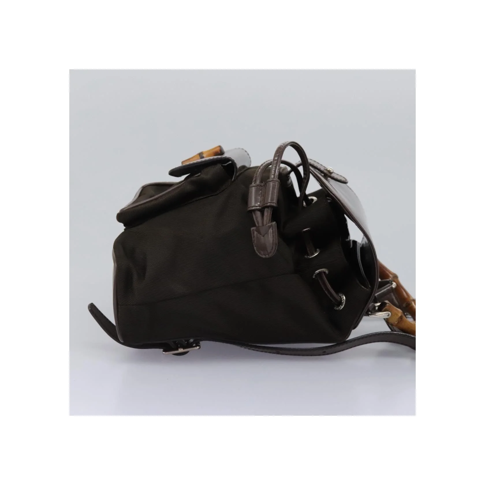 Sac À Dos Gucci Vintage Bamboo - Brown - Image 4