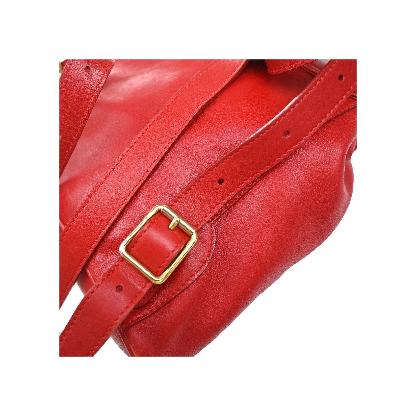 Sac À Dos Gucci Vintage Bamboo - Red - Image 10