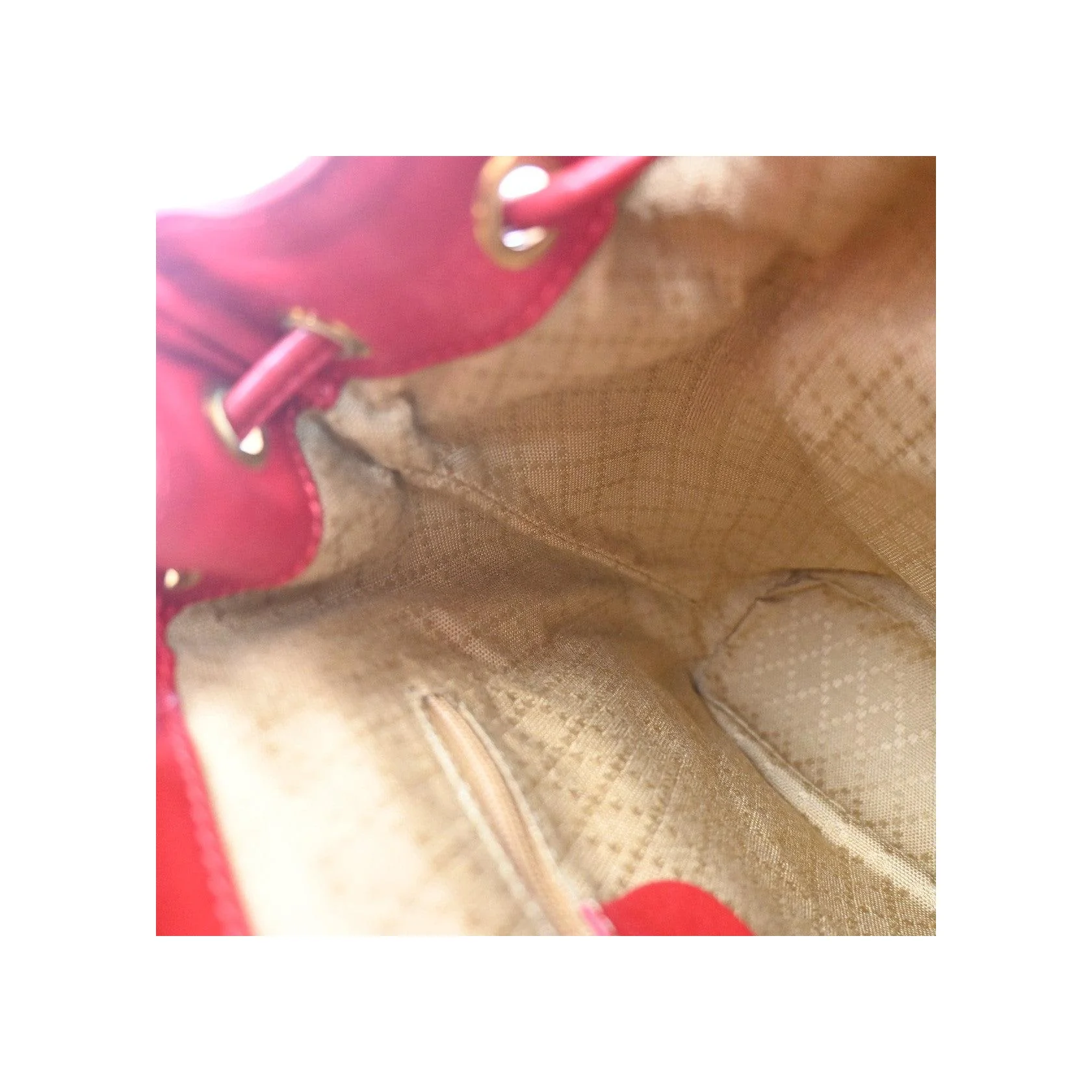 Sac À Dos Gucci Vintage Bamboo - Red - Image 15