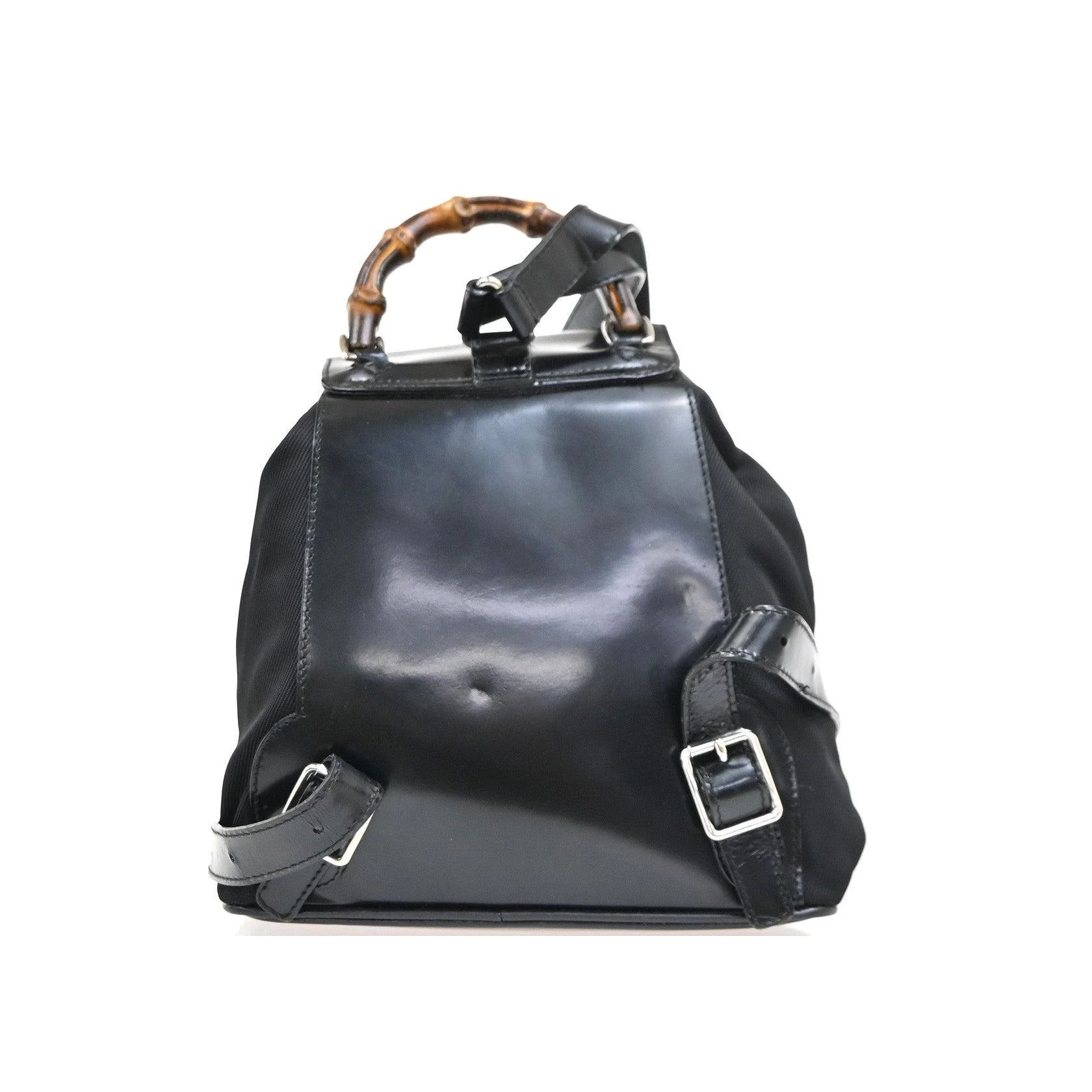 Sac À Dos Gucci Vintage Bamboo - Black - Image 2