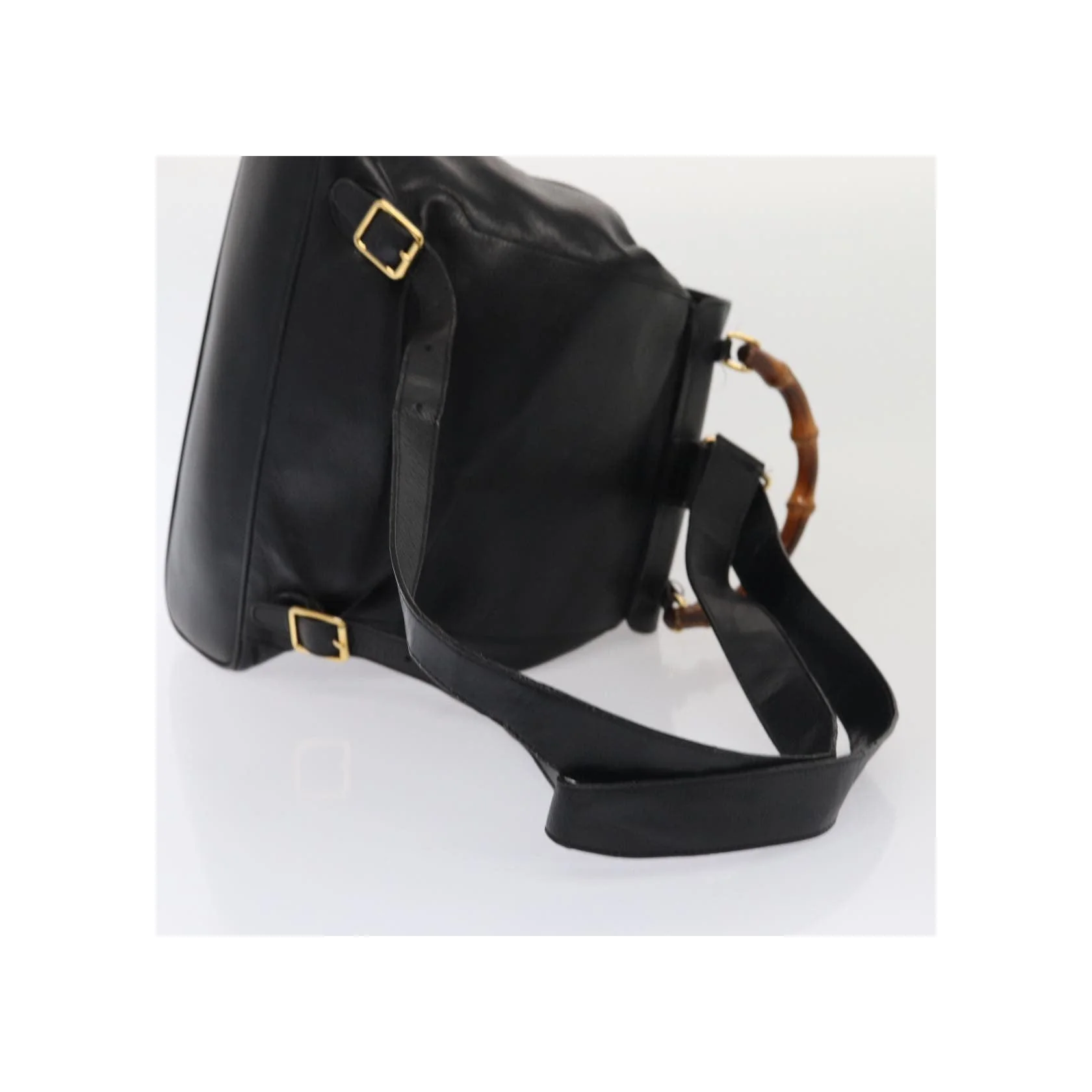 Sac À Dos Gucci Vintage Bamboo - Black - Image 16