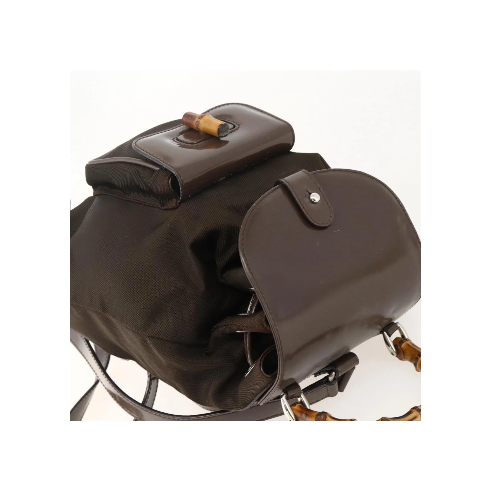 Sac À Dos Gucci Vintage Bamboo - Brown - Image 15