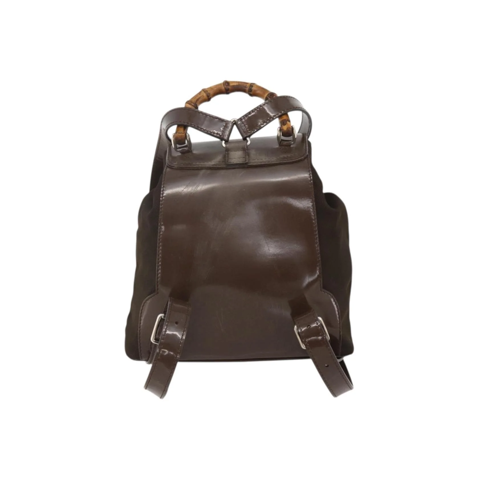 Sac À Dos Gucci Vintage Bamboo - Brown - Image 2