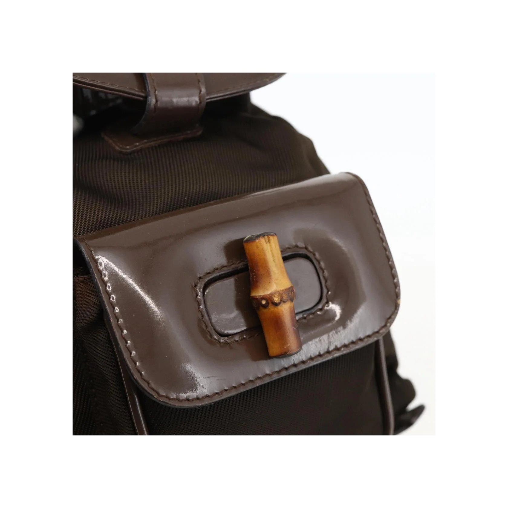 Sac À Dos Gucci Vintage Bamboo - Brown - Image 20