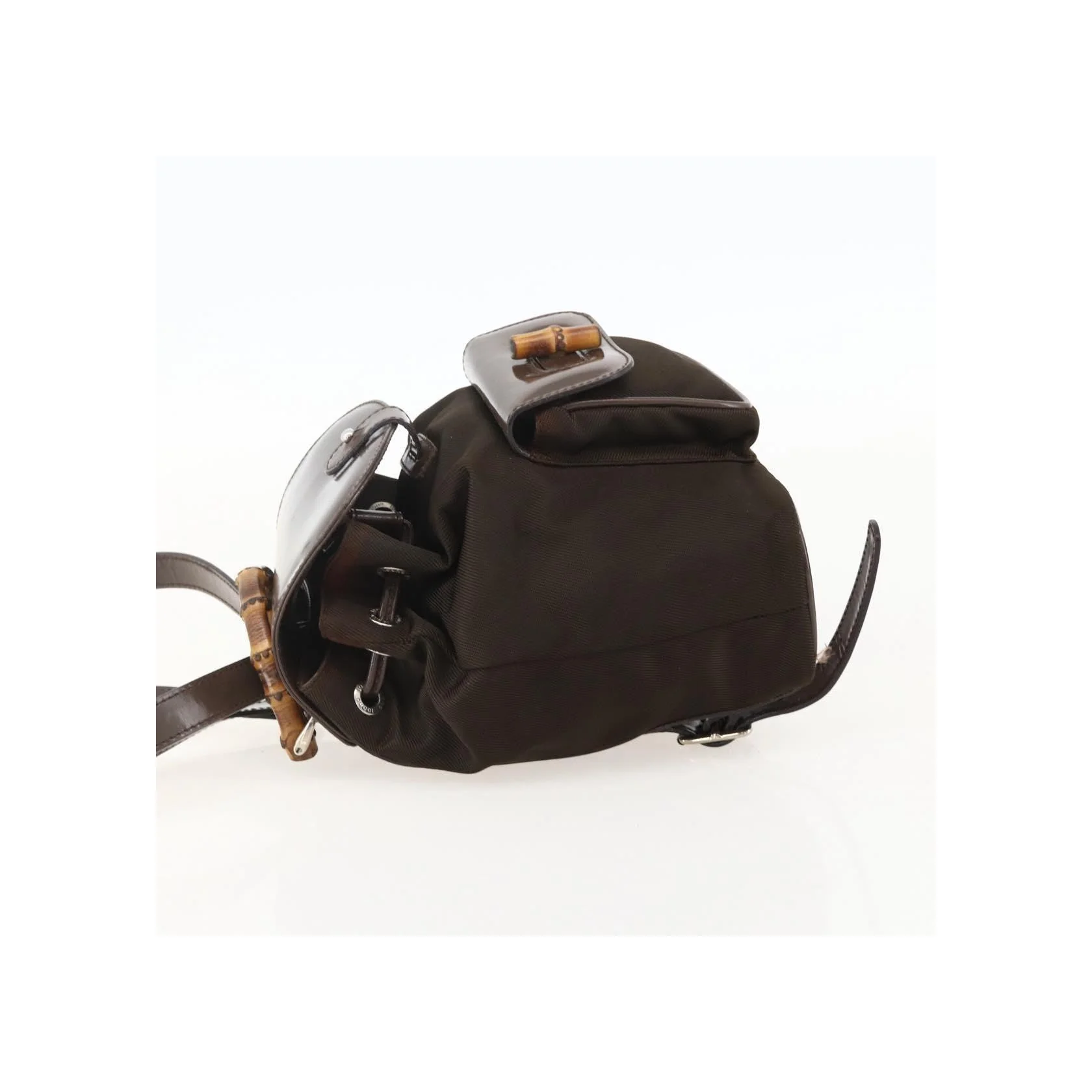 Sac À Dos Gucci Vintage Bamboo - Brown - Image 3