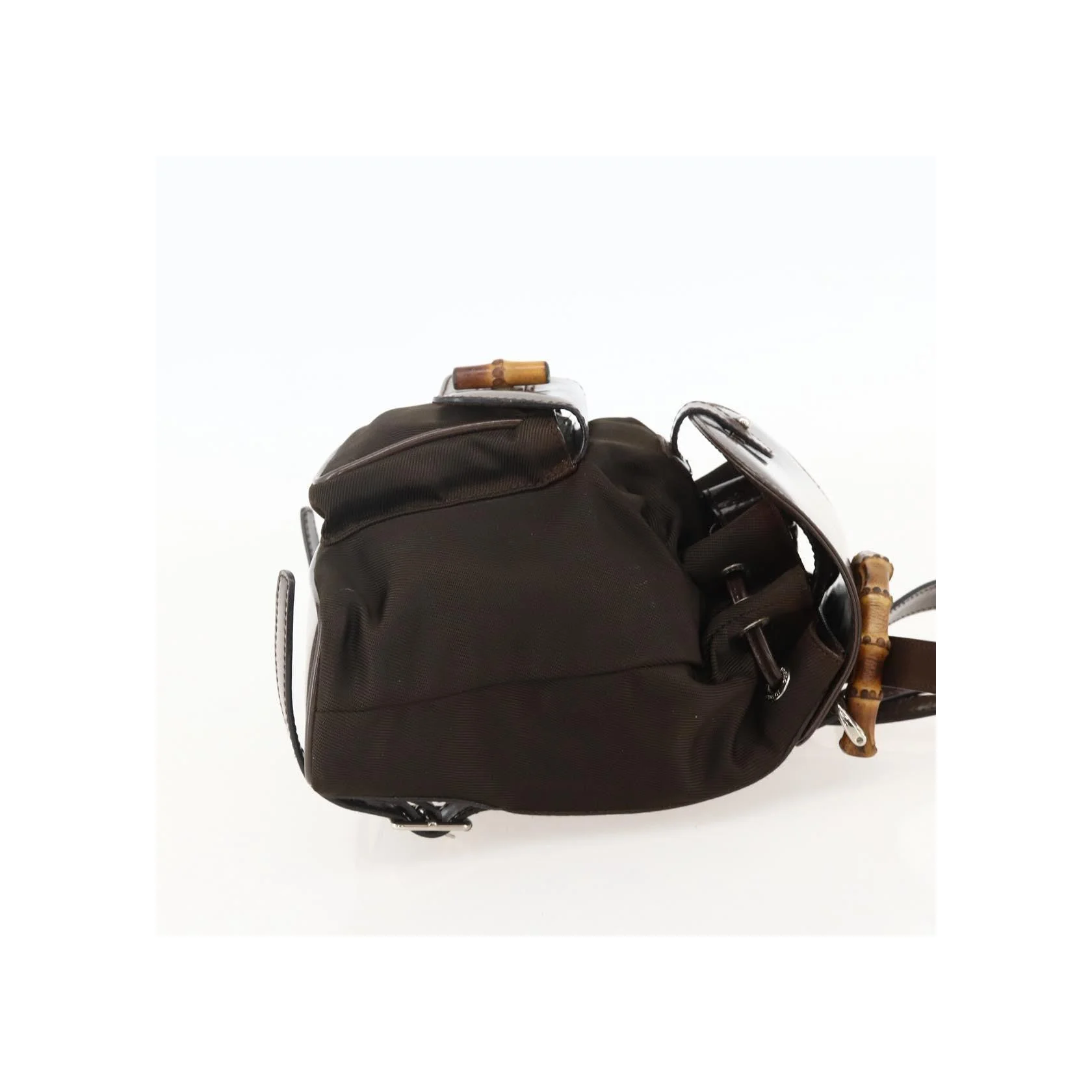 Sac À Dos Gucci Vintage Bamboo - Brown - Image 4
