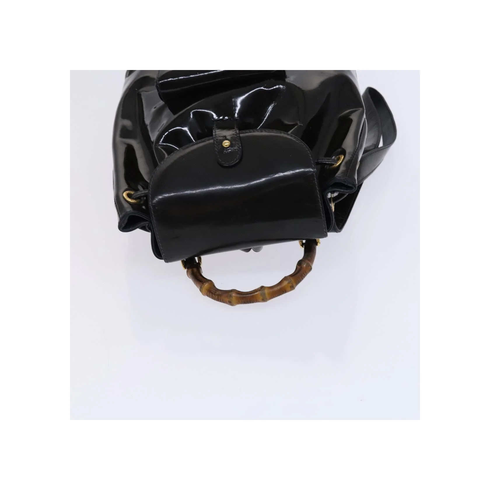 Sac À Dos Gucci Vintage Bamboo - Black - Image 15