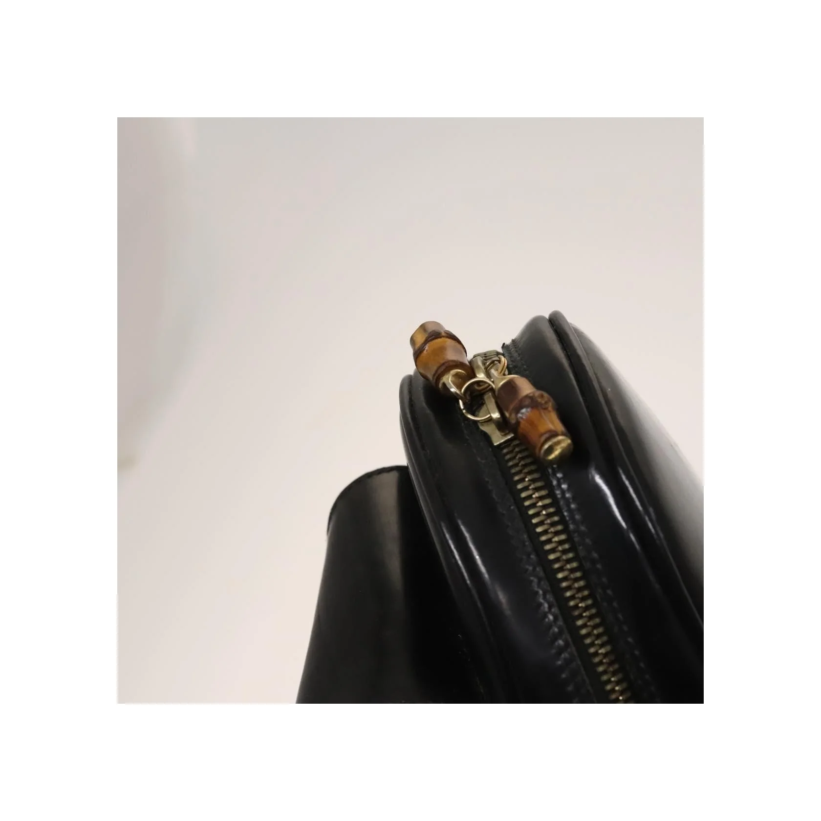 Sac À Dos Gucci Vintage Bamboo - Black - Image 12