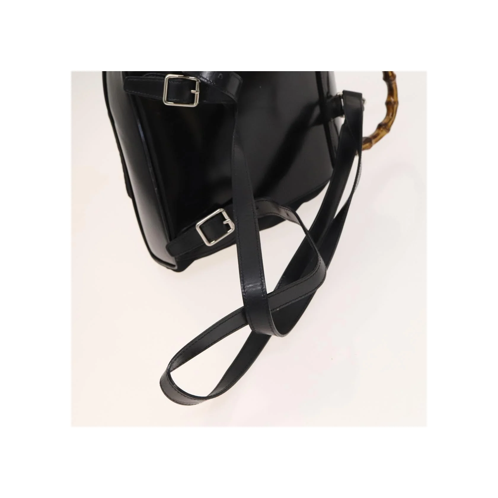 Sac À Dos Gucci Vintage Bamboo - Black - Image 18