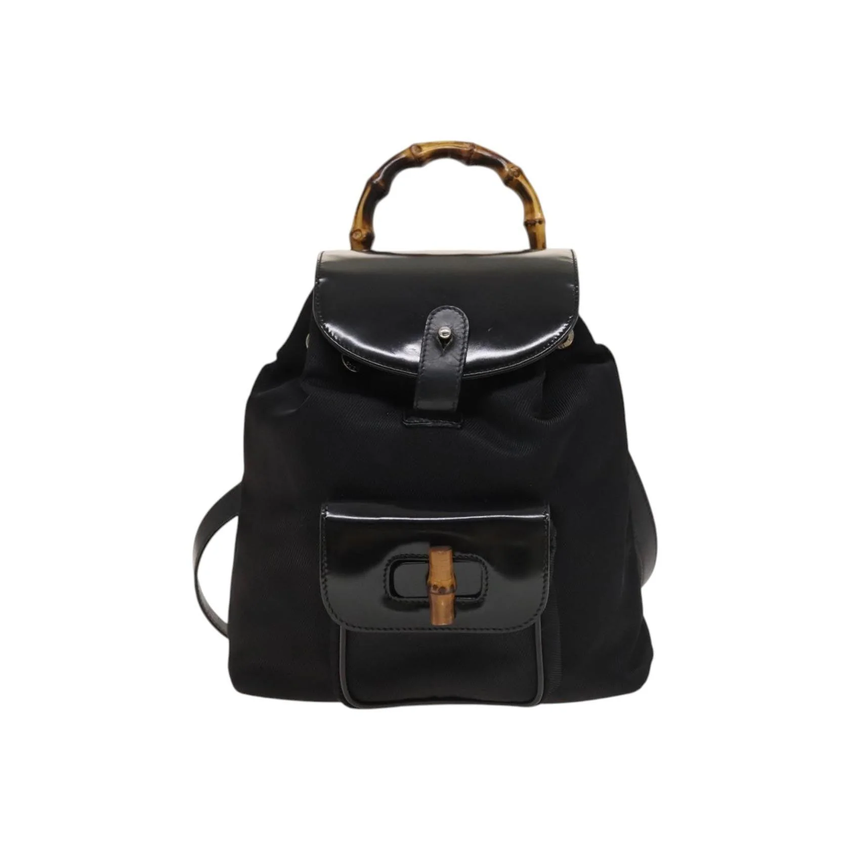 Sac À Dos Gucci Vintage Bamboo - Black - Image 19