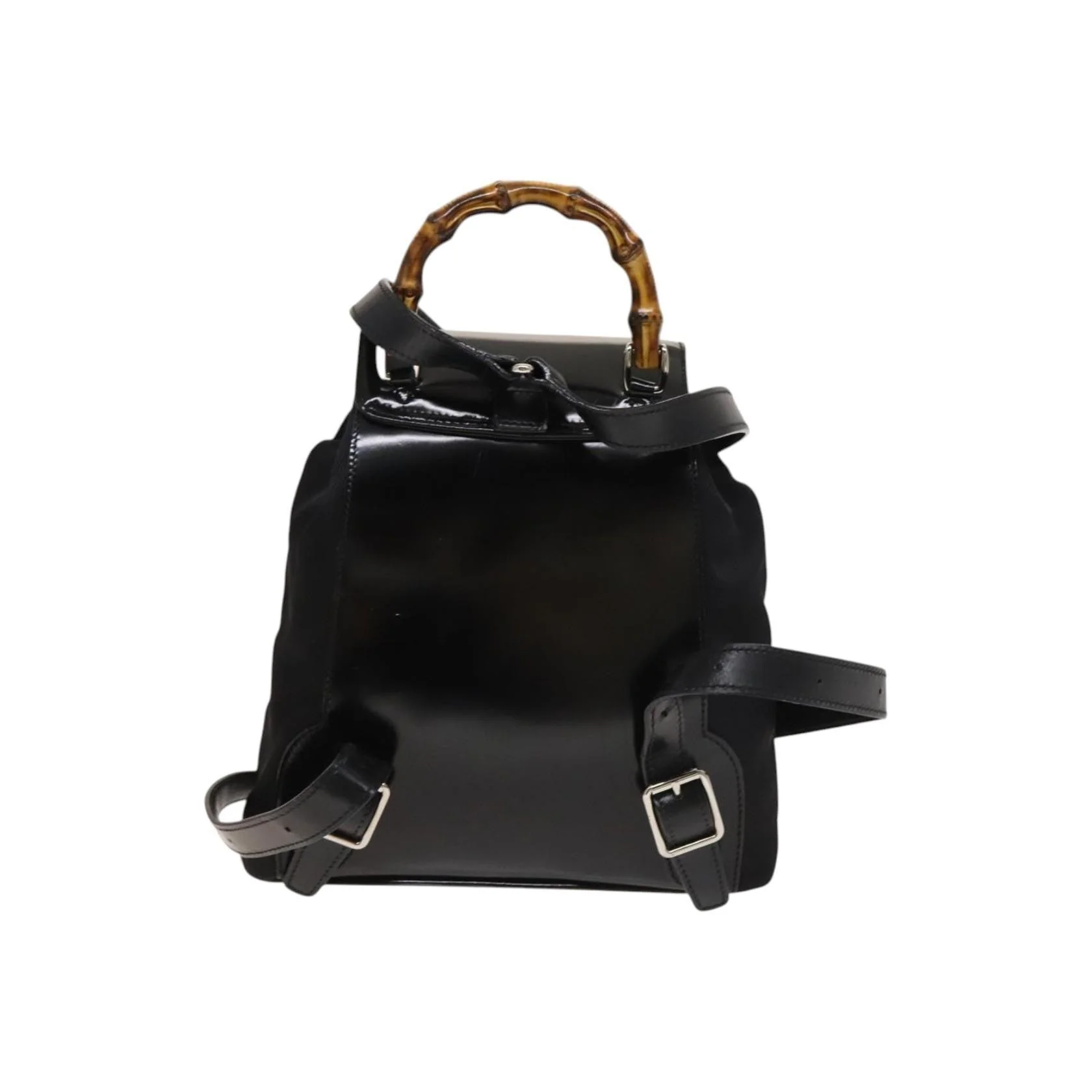 Sac À Dos Gucci Vintage Bamboo - Black - Image 2