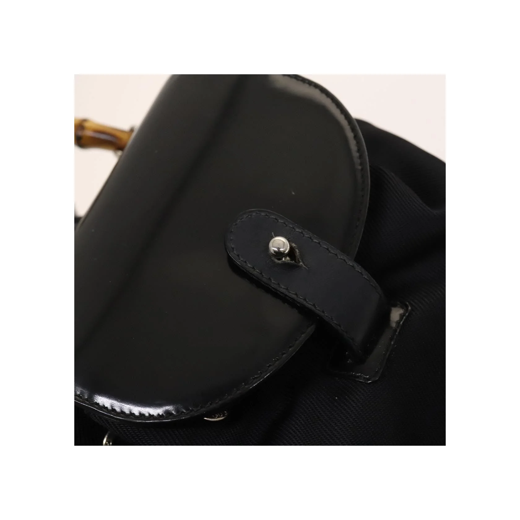 Sac À Dos Gucci Vintage Bamboo - Black - Image 21