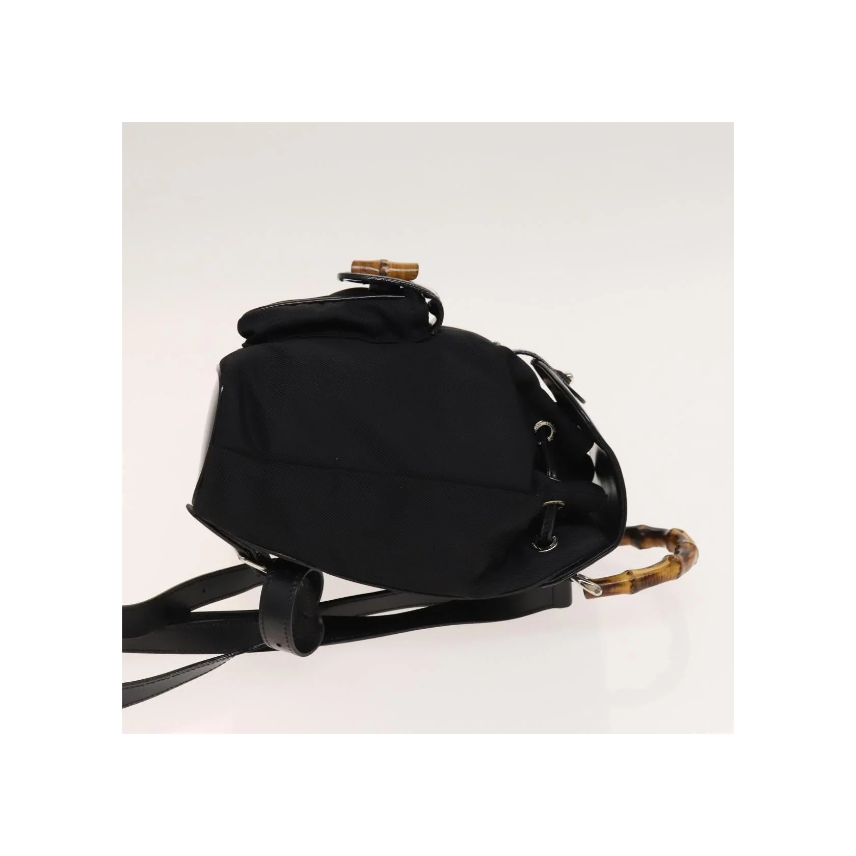 Sac À Dos Gucci Vintage Bamboo - Black - Image 3