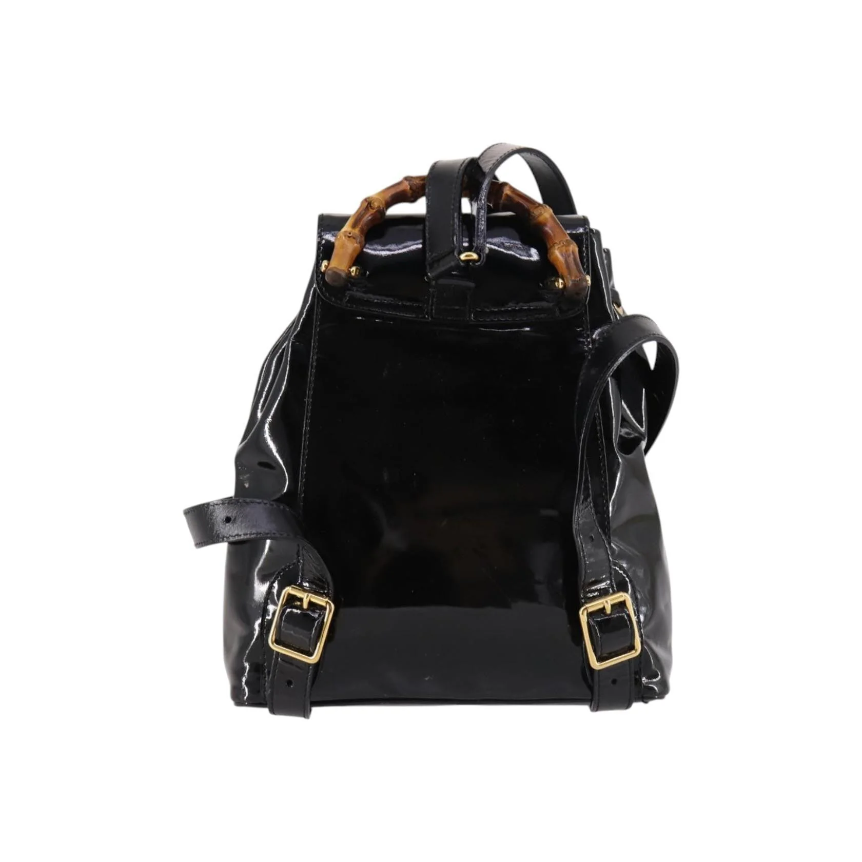 Sac À Dos Gucci Vintage Bamboo - Black - Image 2