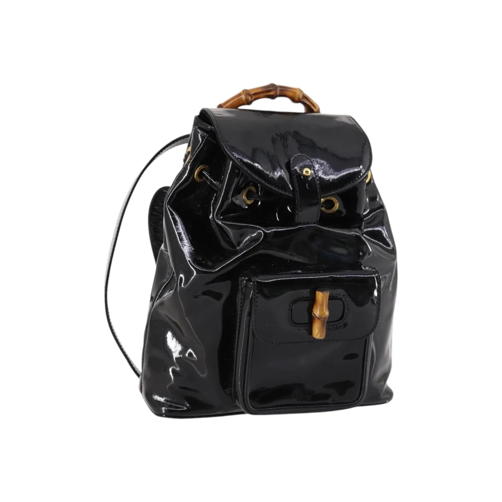 Sac À Dos Gucci Vintage Bamboo - Black - Image 23