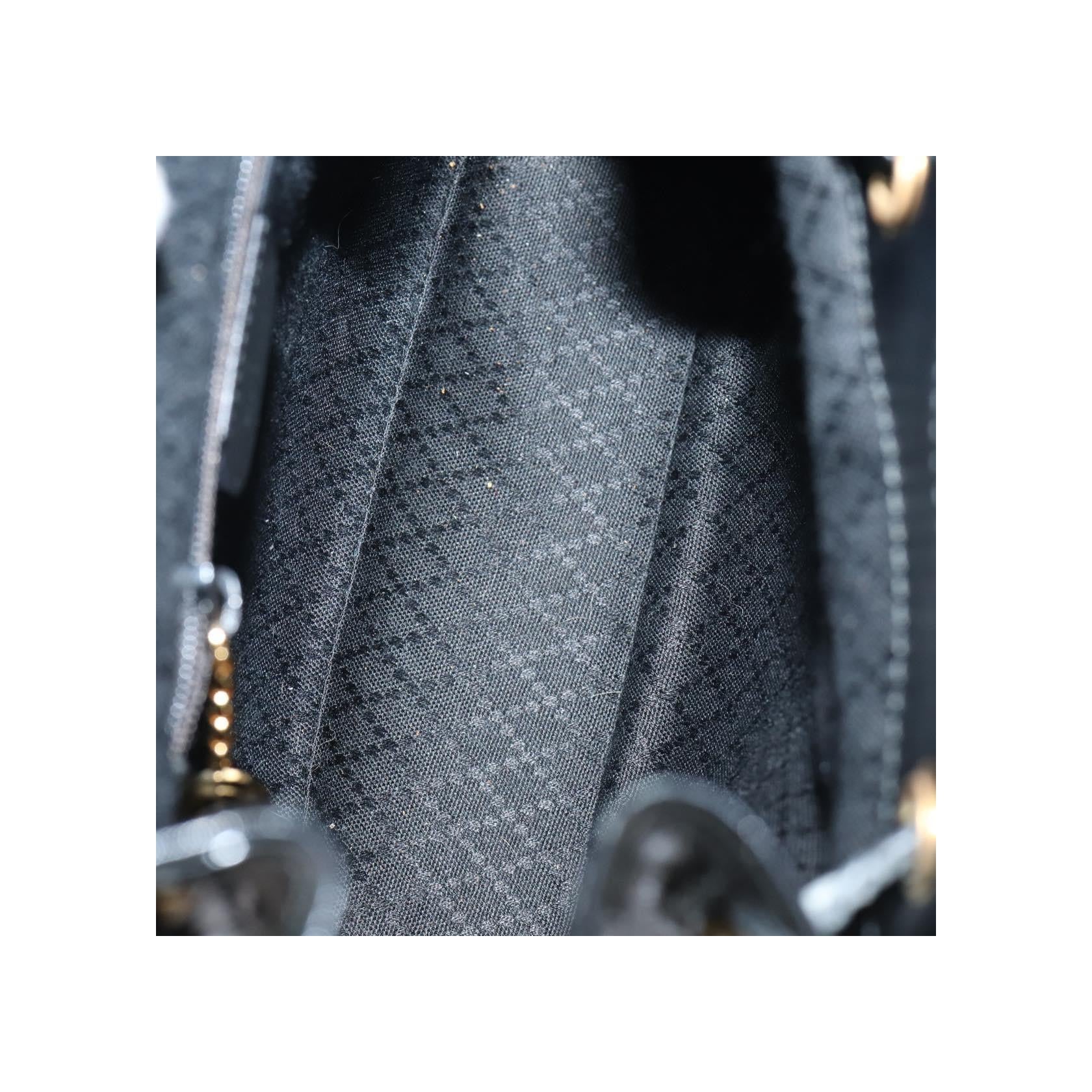 Sac À Dos Gucci Vintage Bamboo - Black - Image 5