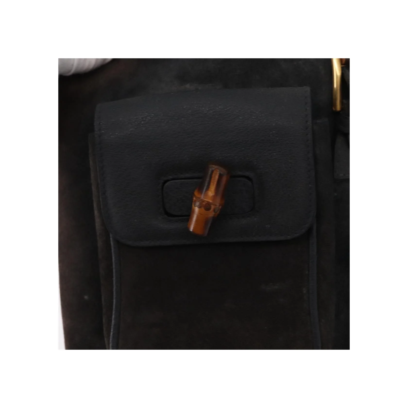 Sac À Dos Gucci Vintage Bamboo - Navy - Image 23