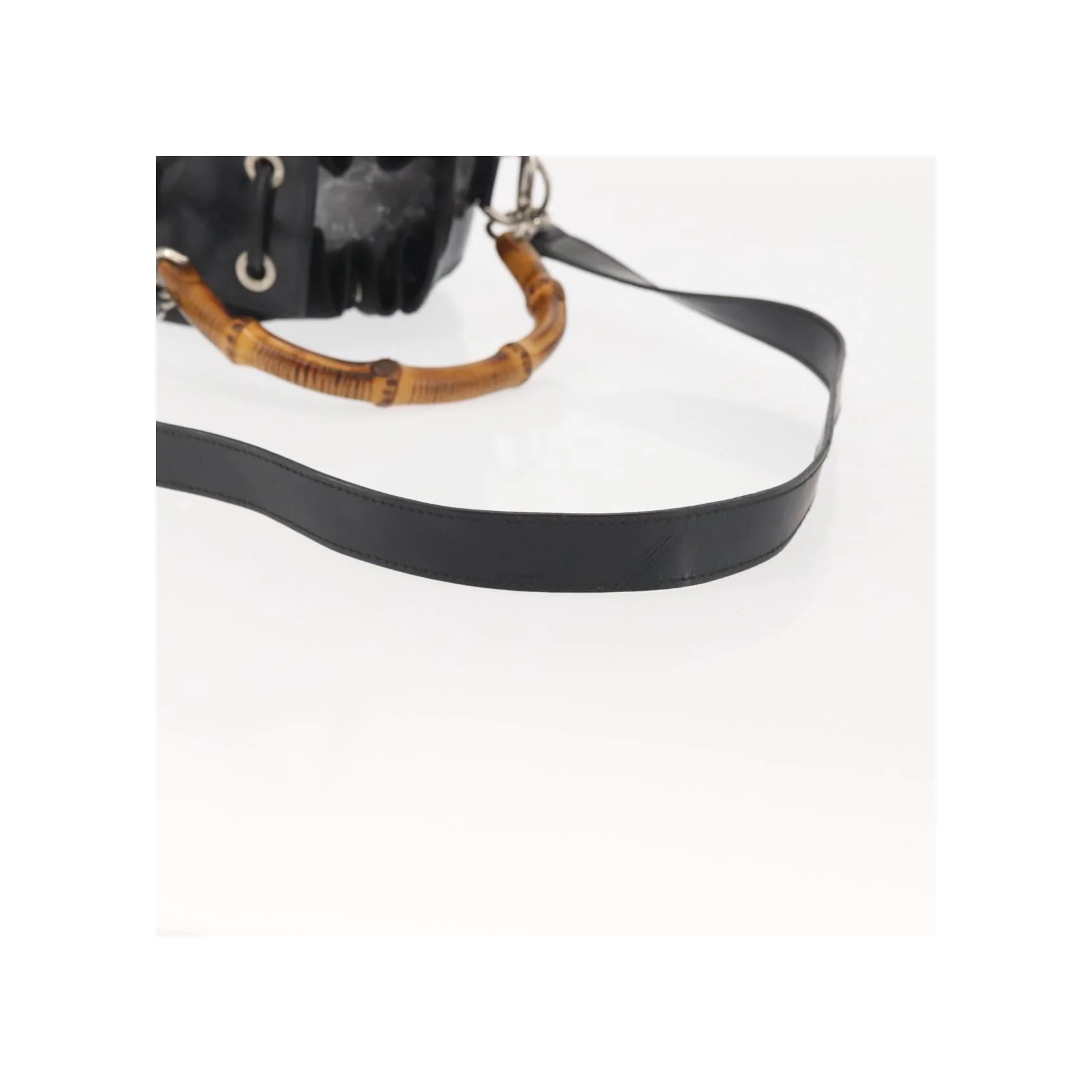 Sac Seau Gucci Vintage Bamboo - Black - Image 14