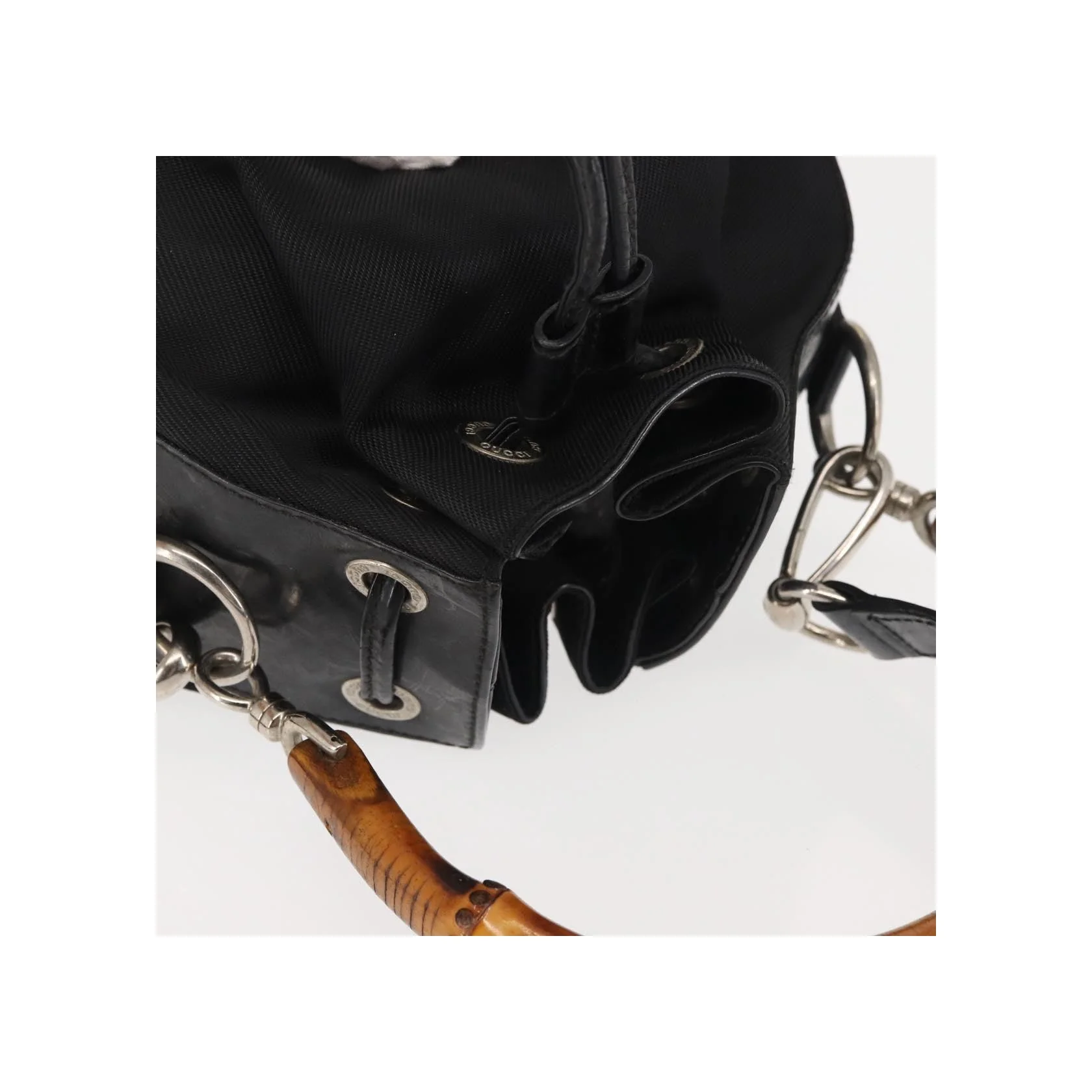Sac Seau Gucci Vintage Bamboo - Black - Image 16