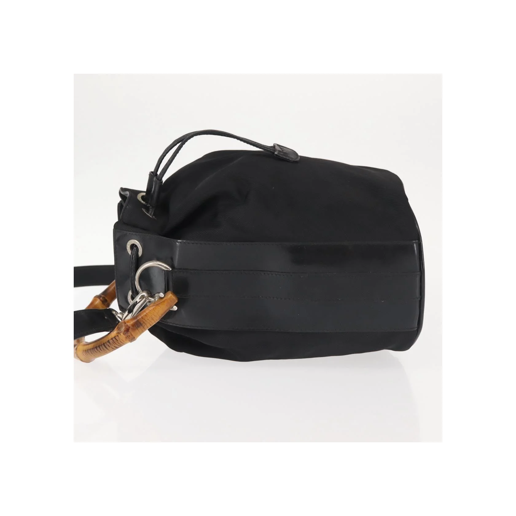 Sac Seau Gucci Vintage Bamboo - Black - Image 4