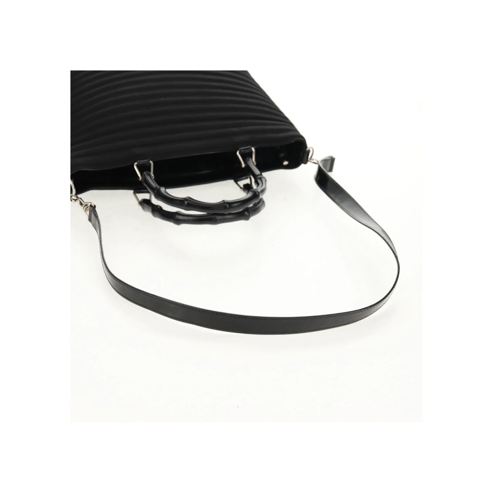 Sac À Poingées Gucci Vintage Bamboo - Black - Image 14