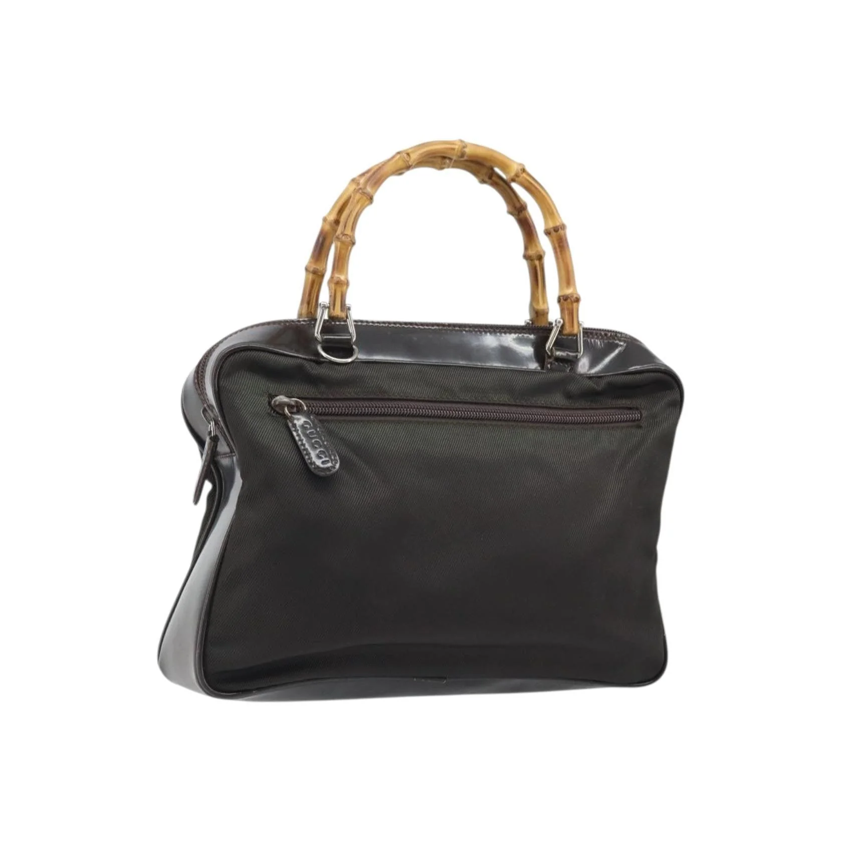 Sac À Poingées Gucci Vintage Bamboo - Brown - Image 15