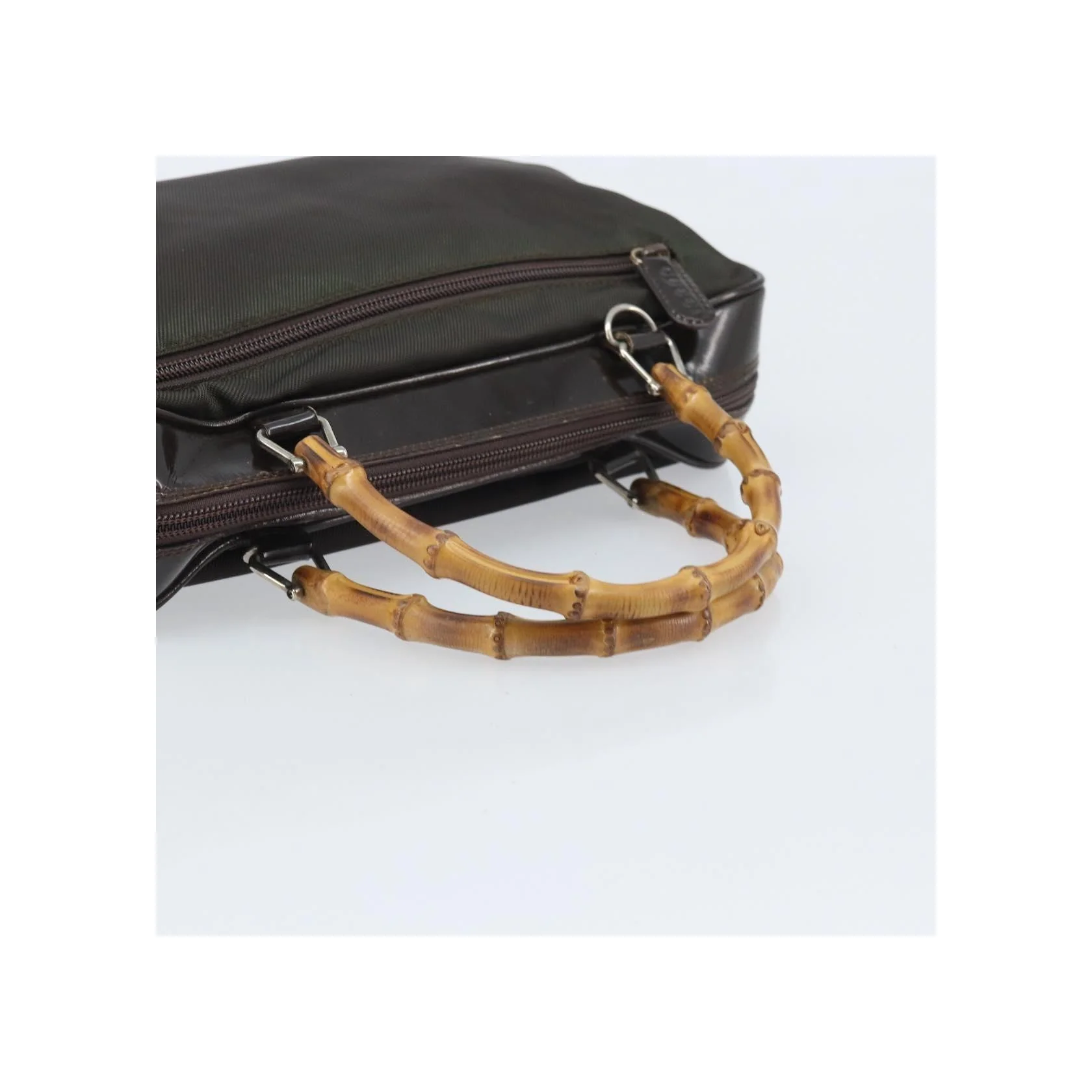 Sac À Poingées Gucci Vintage Bamboo - Brown - Image 17