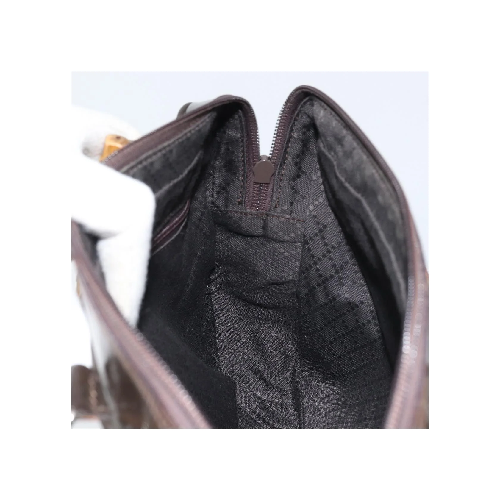 Sac À Poingées Gucci Vintage Bamboo - Brown - Image 19