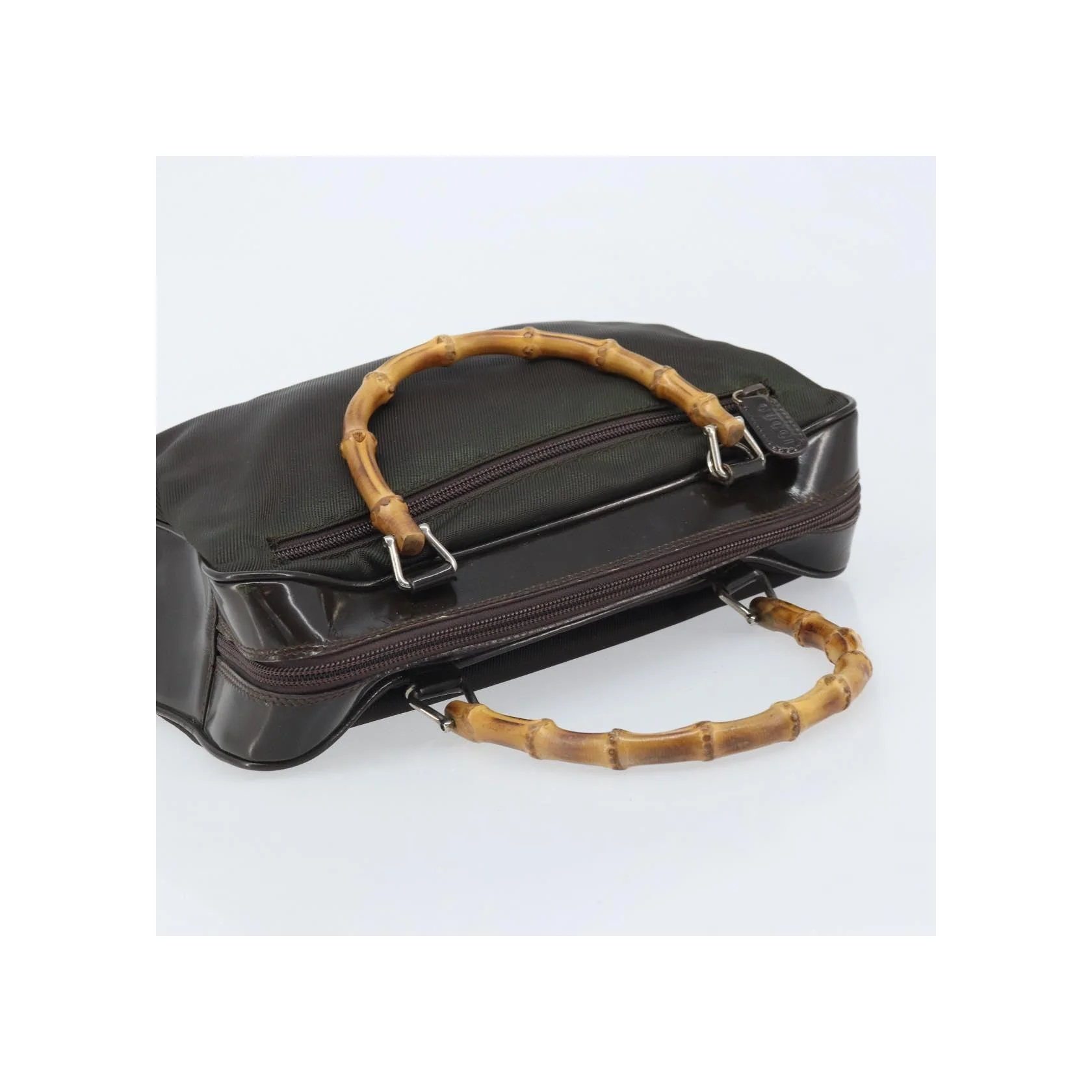 Sac À Poingées Gucci Vintage Bamboo - Brown - Image 8