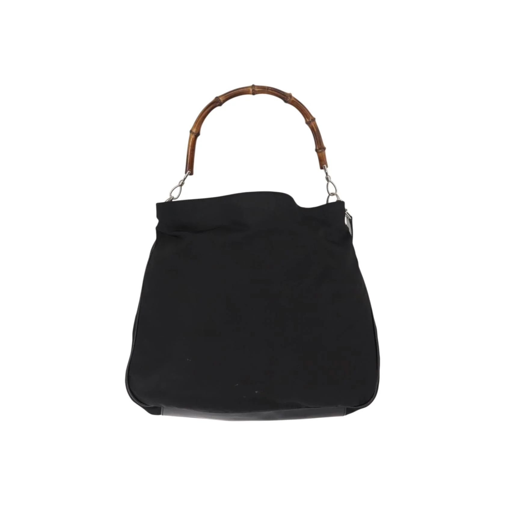 Sac Hobo Ouvert Gucci Vintage Bamboo - Black - Image 19
