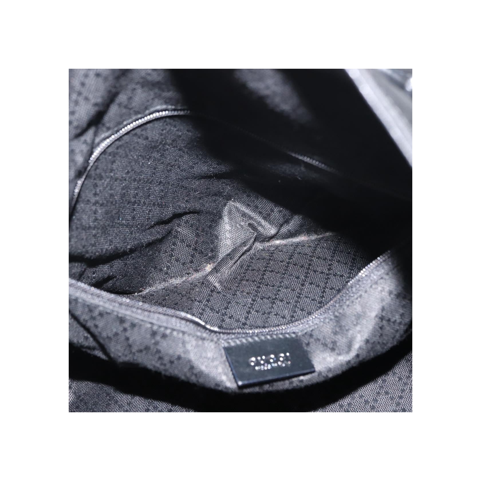 Hobo Ouvert Gucci Vintage Bamboo - Black - Image 17